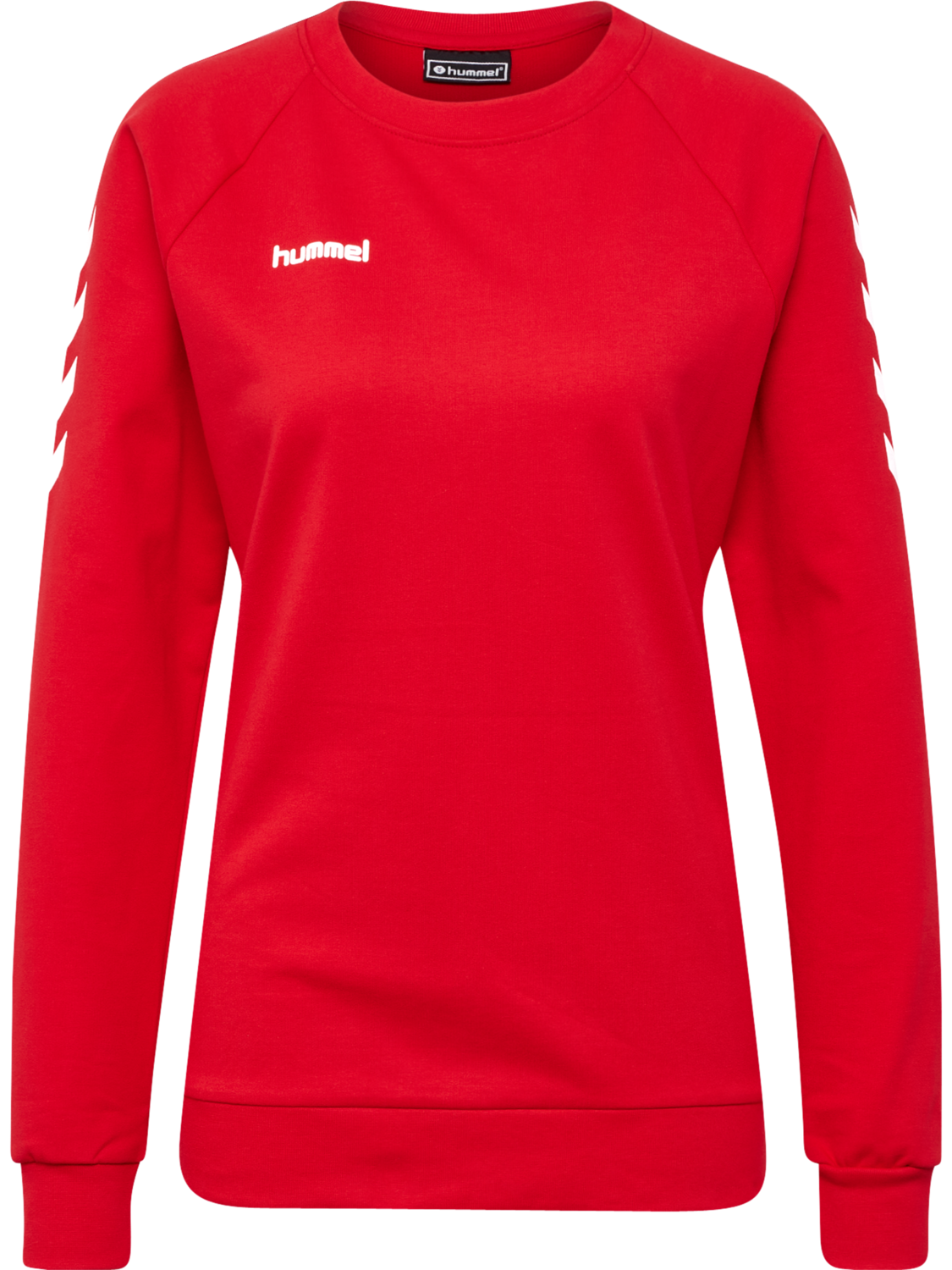HMLGO COTTON SWEATSHIRT WOMAN, TRUE RED, packshot