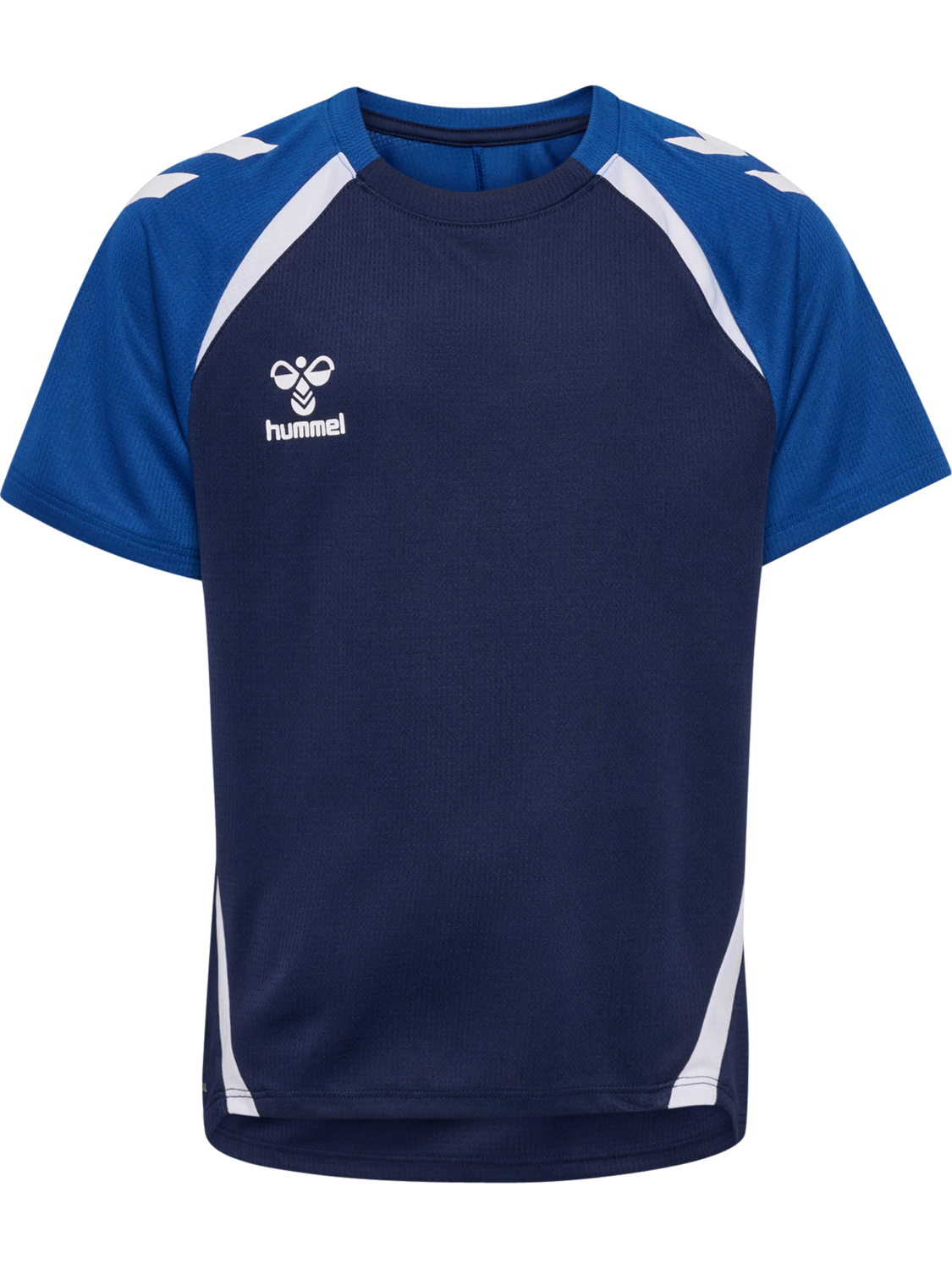 hmlLEAD 2.0 JERSEY S/S KIDS, MARINE/TRUE BLUE, packshot