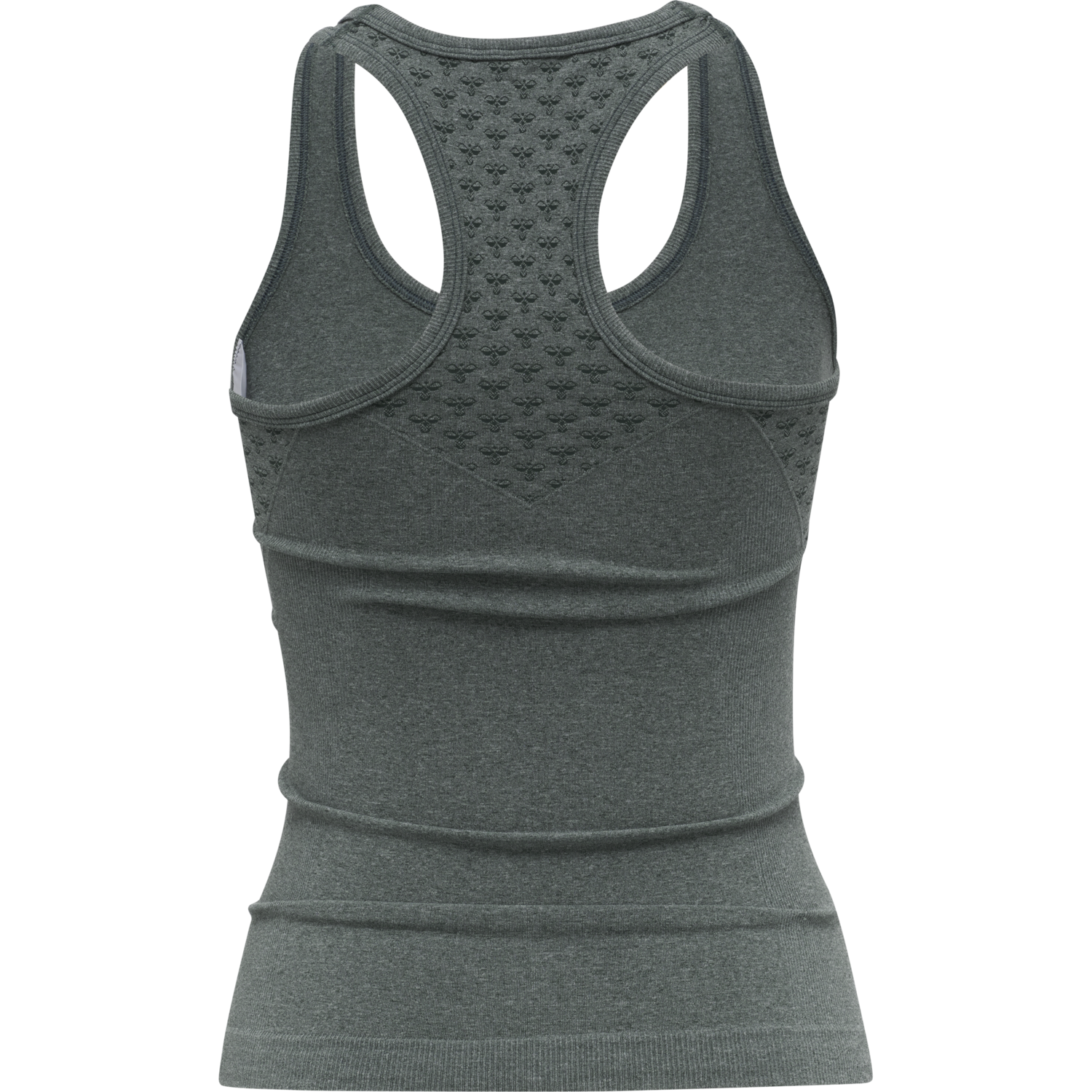 hmlCI SEAMLESS TOP, DARKEST SPRUCE MELANGE, packshot