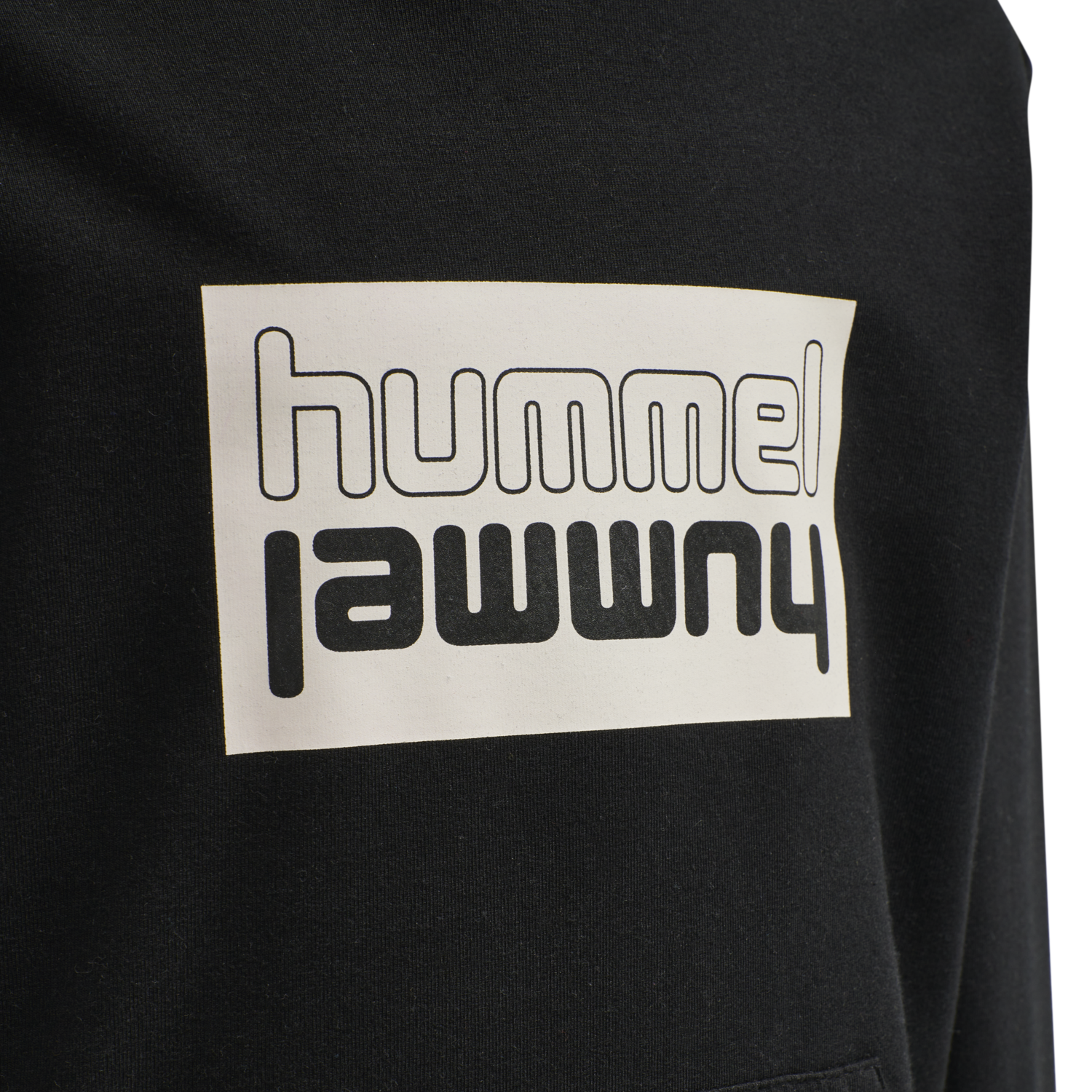 hmlDUO HOODIE, BLACK, packshot