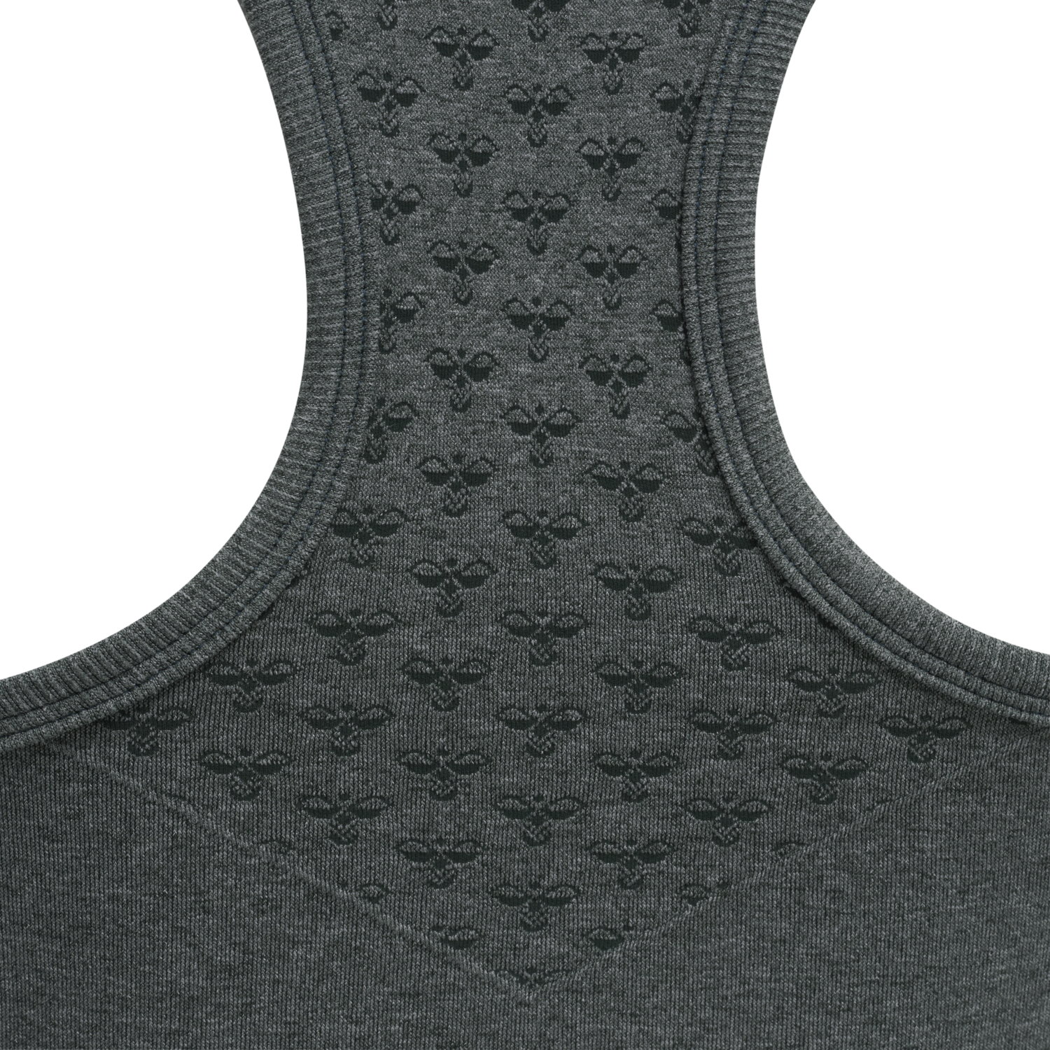 hmlCI SEAMLESS TOP, DARKEST SPRUCE MELANGE, packshot