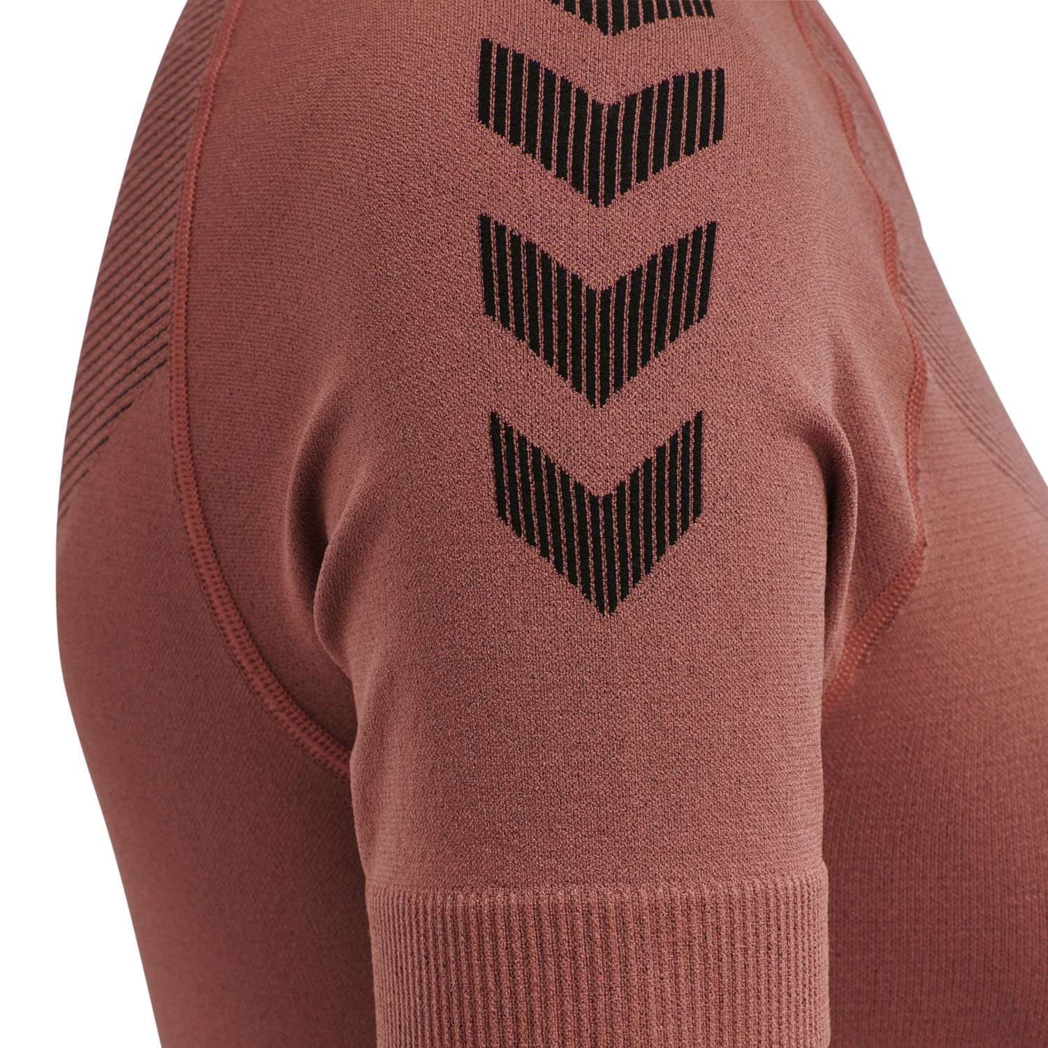 HUMMEL FIRST SEAMLESS JERSEY S/S WOMAN, MARSALA, packshot
