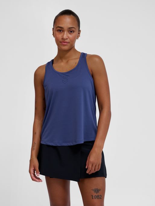 hmlCOURT LIGHT WEIGHT TANKTOP W, BLUE INDIGO, model