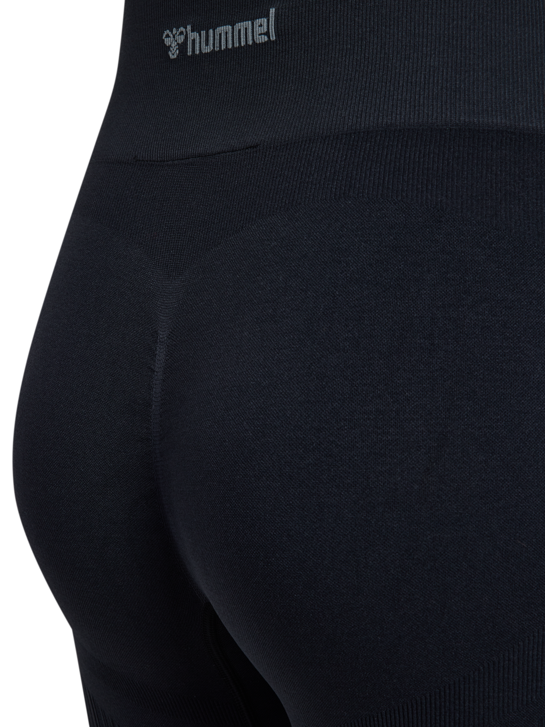 hmlMT DEFINE SEAML SCRUNCH SHORTS, BLACK, packshot