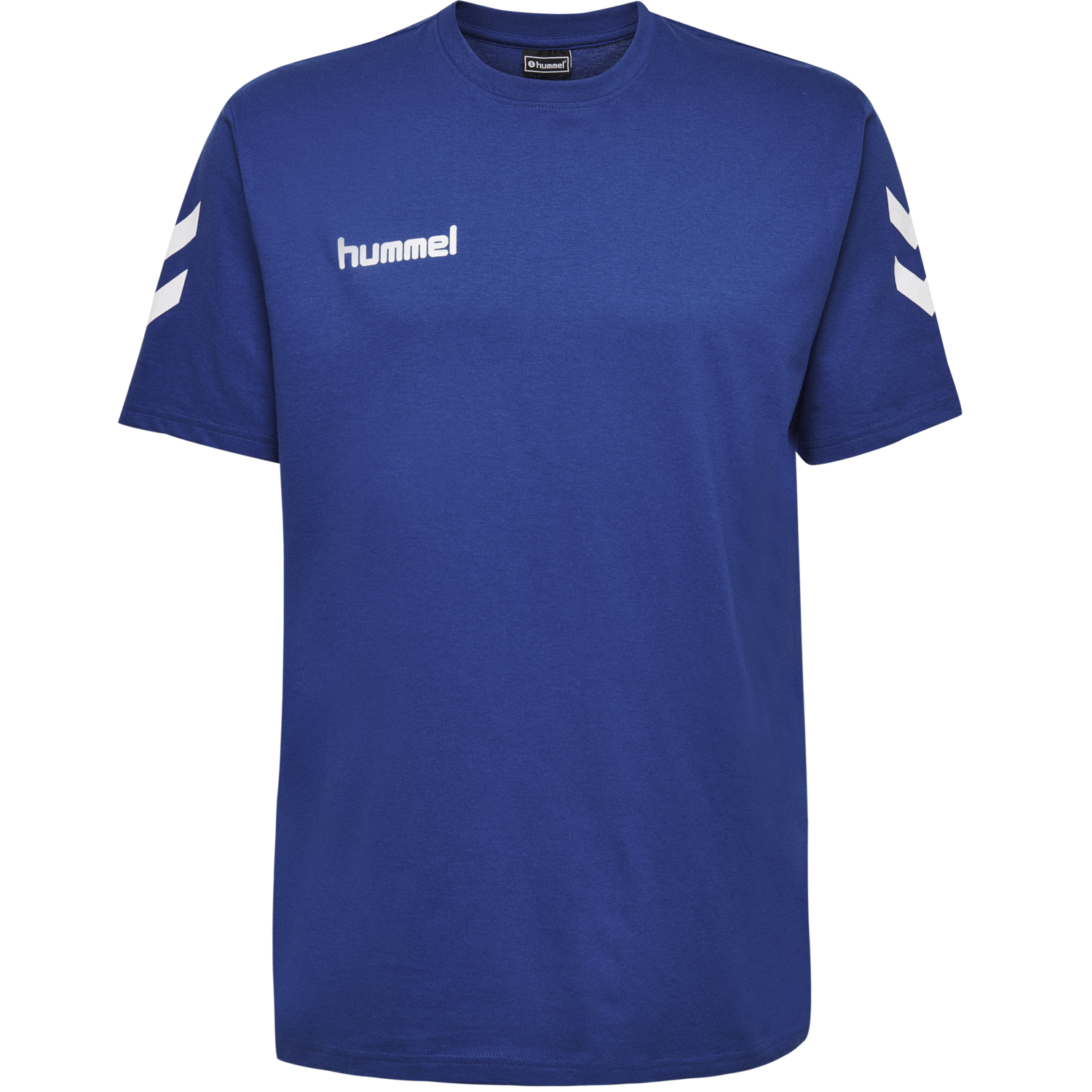 HMLGO COTTON T-SHIRT S/S, TRUE BLUE, packshot