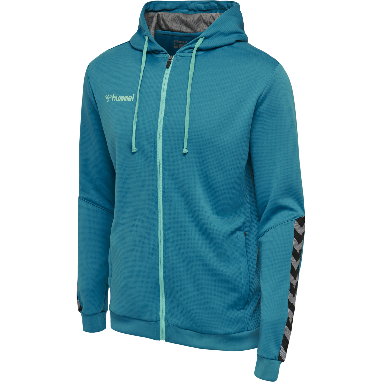hmlAUTHENTIC POLY ZIP HOODIE, CELESTIAL, packshot