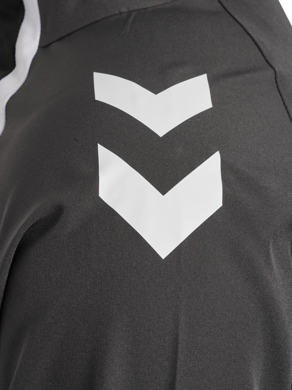 hmlLEAD 2.0 WOVEN JACKET, BLACK/ASPHALT, packshot