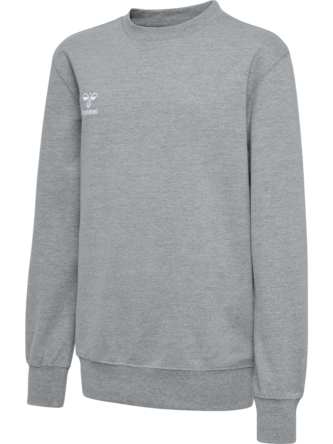hmlGO 2.0 SWEATSHIRT KIDS, GREY MELANGE, packshot