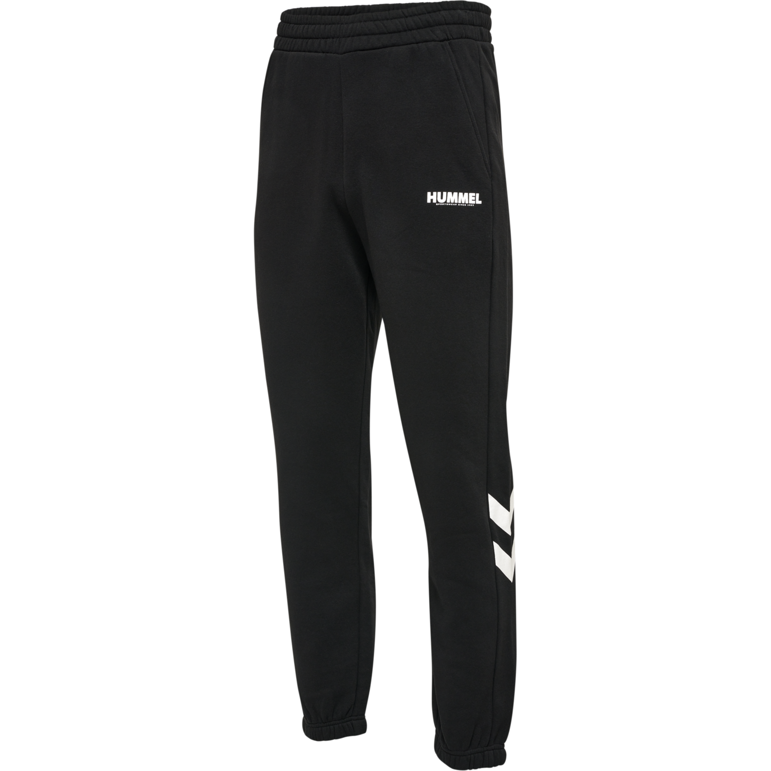 hmlLEGACY REGULAR PANTS PLUS, BLACK, packshot