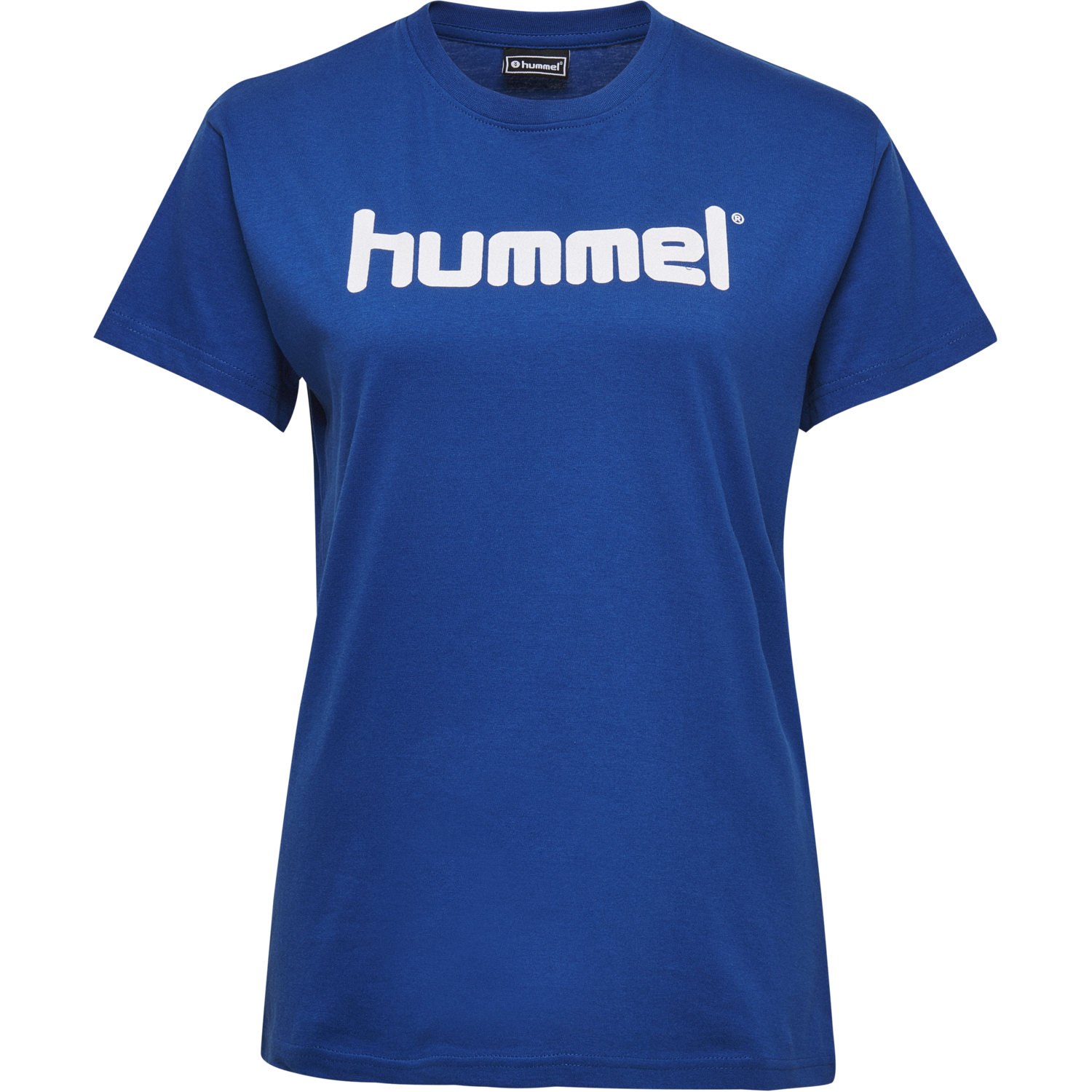HMLGO COTTON LOGO T-SHIRT WOMAN S/S, TRUE BLUE, packshot