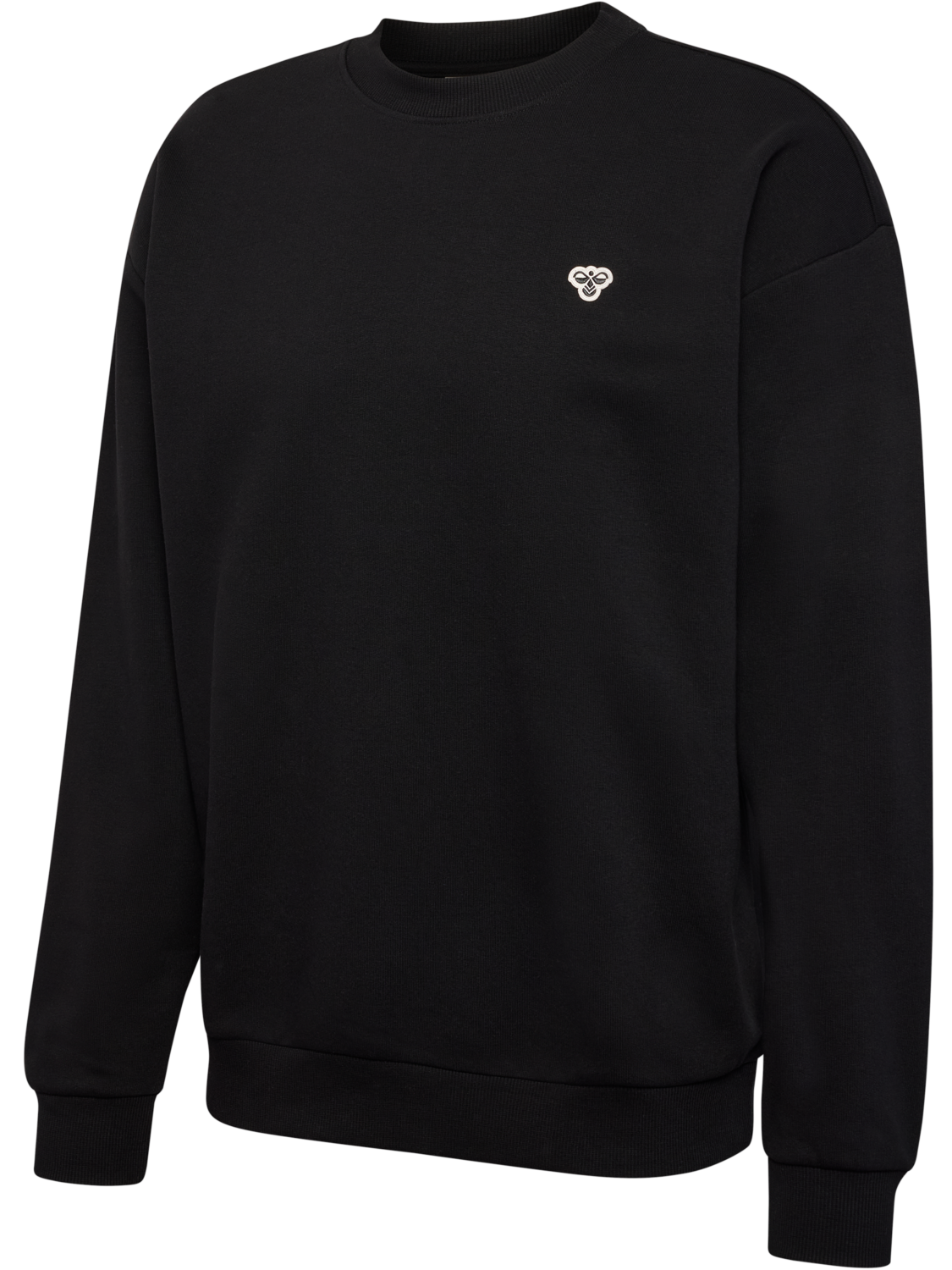 hmlLOOSE CREWNECK BEE, BLACK, packshot