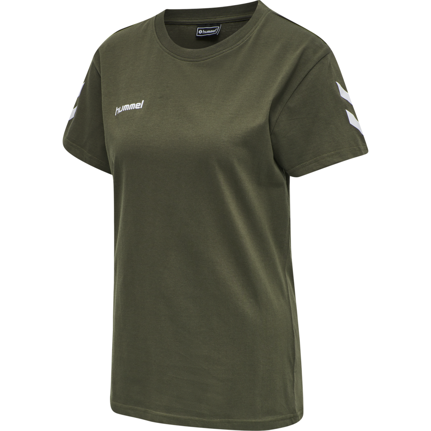 HMLGO COTTON T-SHIRT WOMAN S/S, GRAPE LEAF, packshot