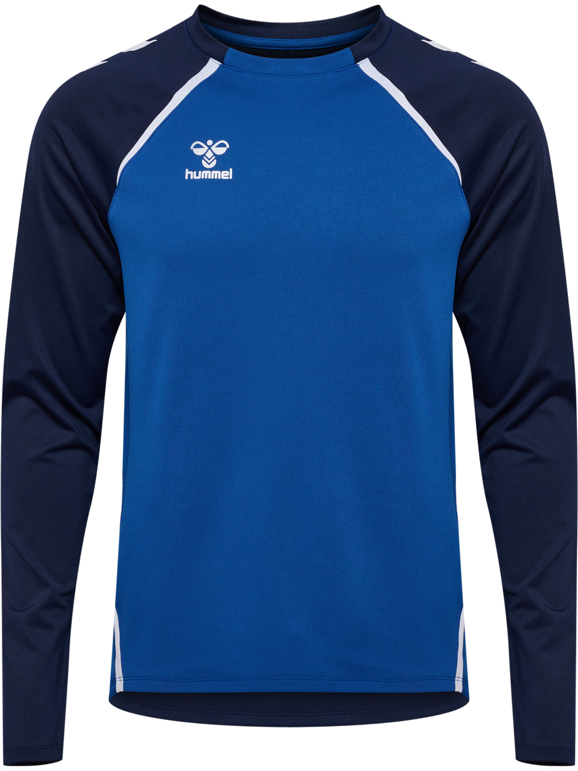 hmlLEAD 2.0 CREW SWEAT, TRUE BLUE/MARINE, packshot