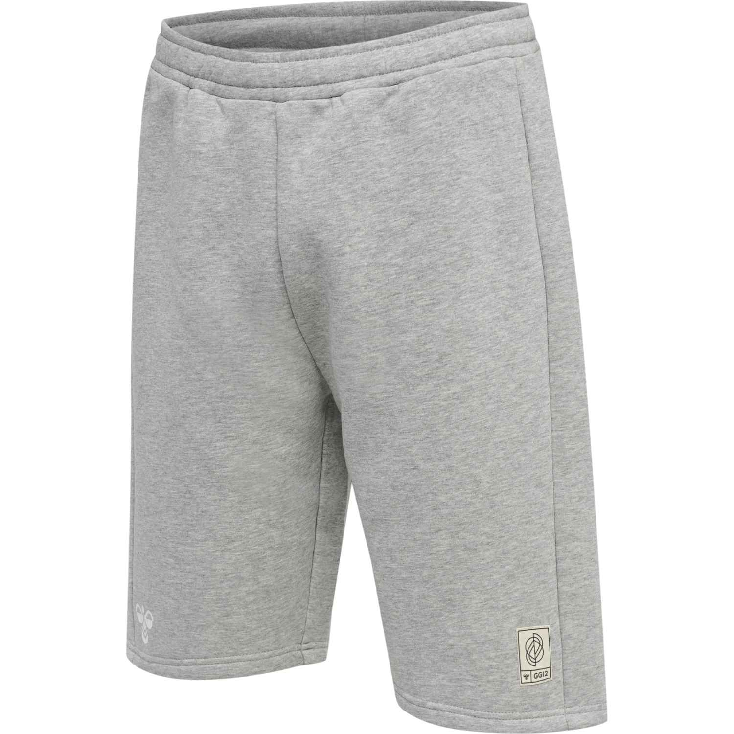hmlGG12 SWEAT SHORTS, GREY MELANGE, packshot