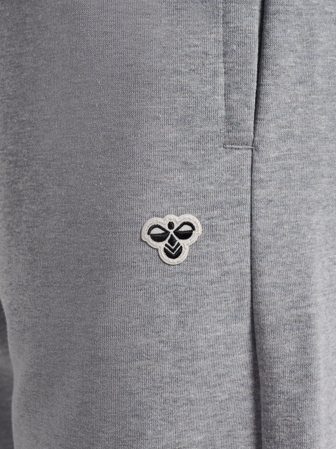 hmlLOOSE SWEATPANT BEE, GREY MELANGE, packshot