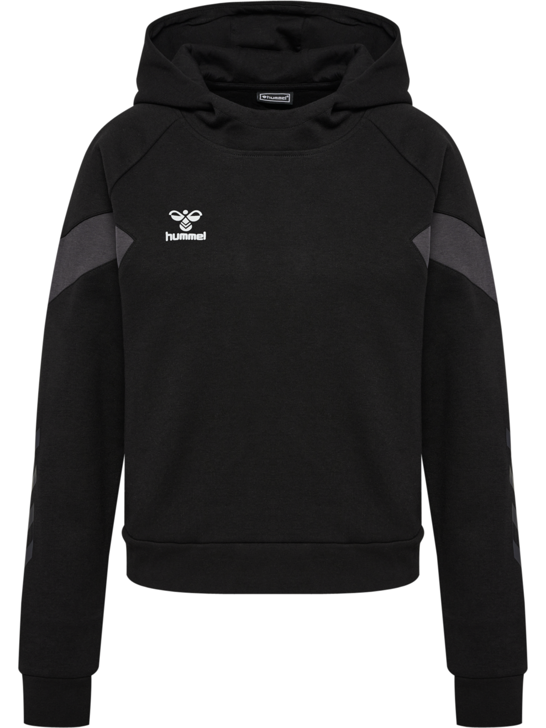 hmlTRAVEL SWEAT HOODIE WOMAN, BLACK, packshot