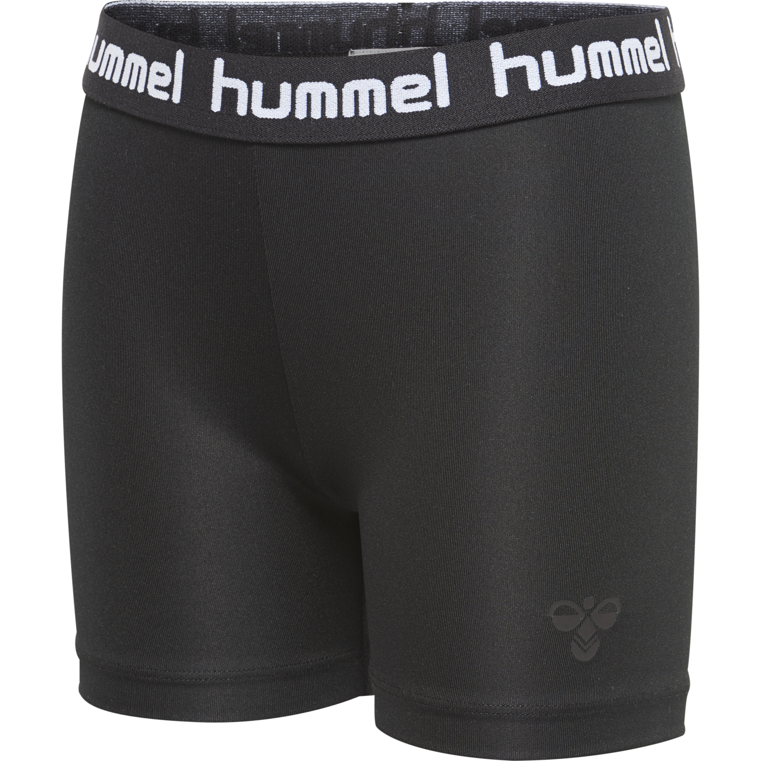 HMLTONA TIGHT SHORTS, BLACK, packshot