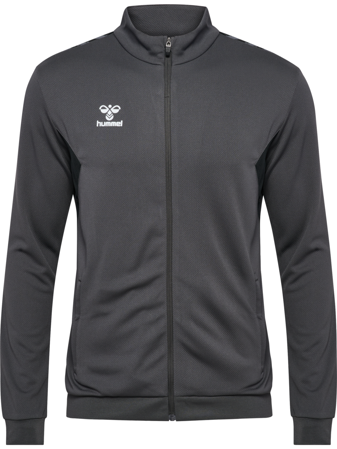 hmlAUTHENTIC PL ZIP JACKET, ASPHALT, packshot