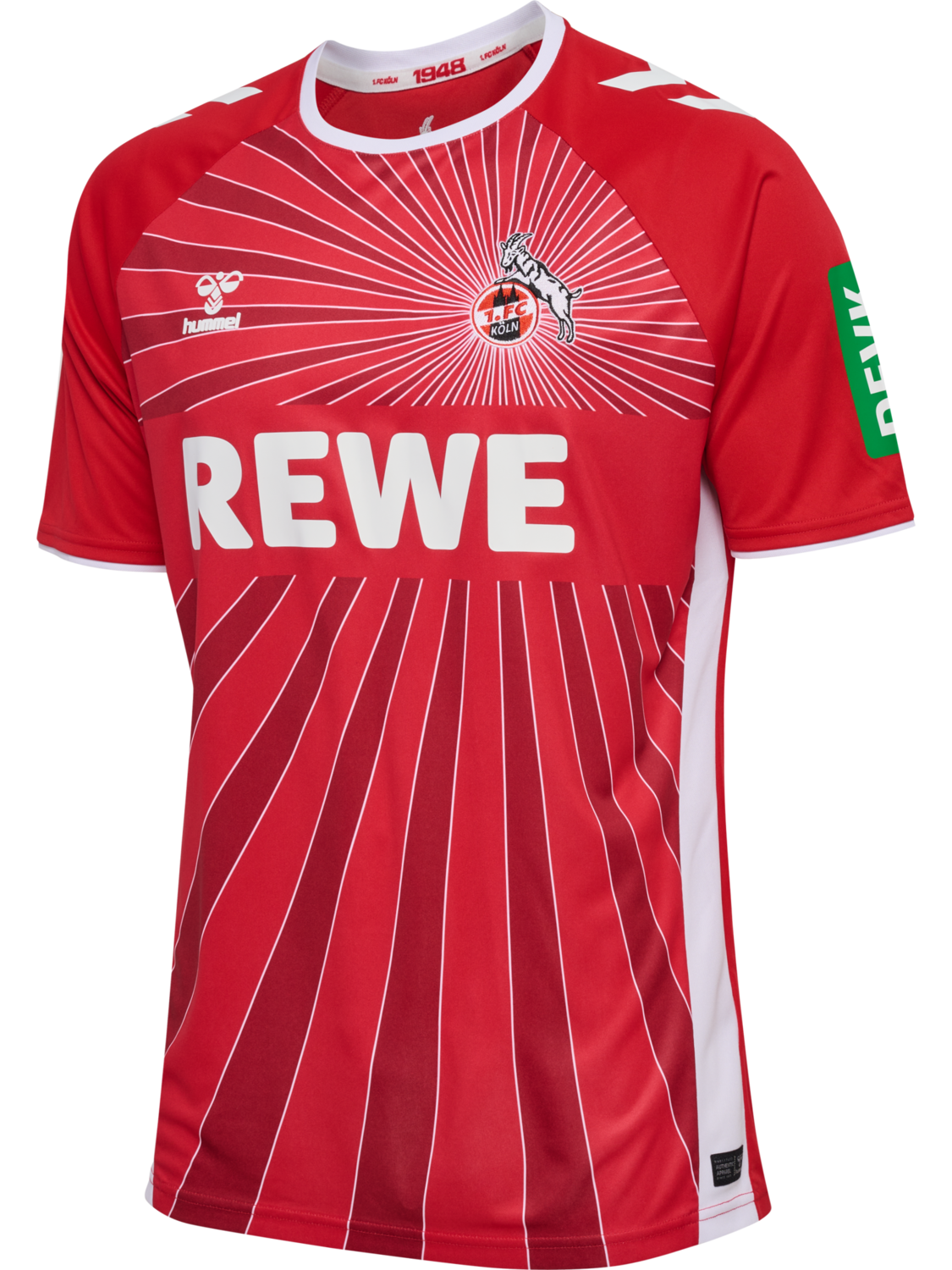 1FCK 24/25 AWAY JERSEY S/S, TRUE RED, packshot