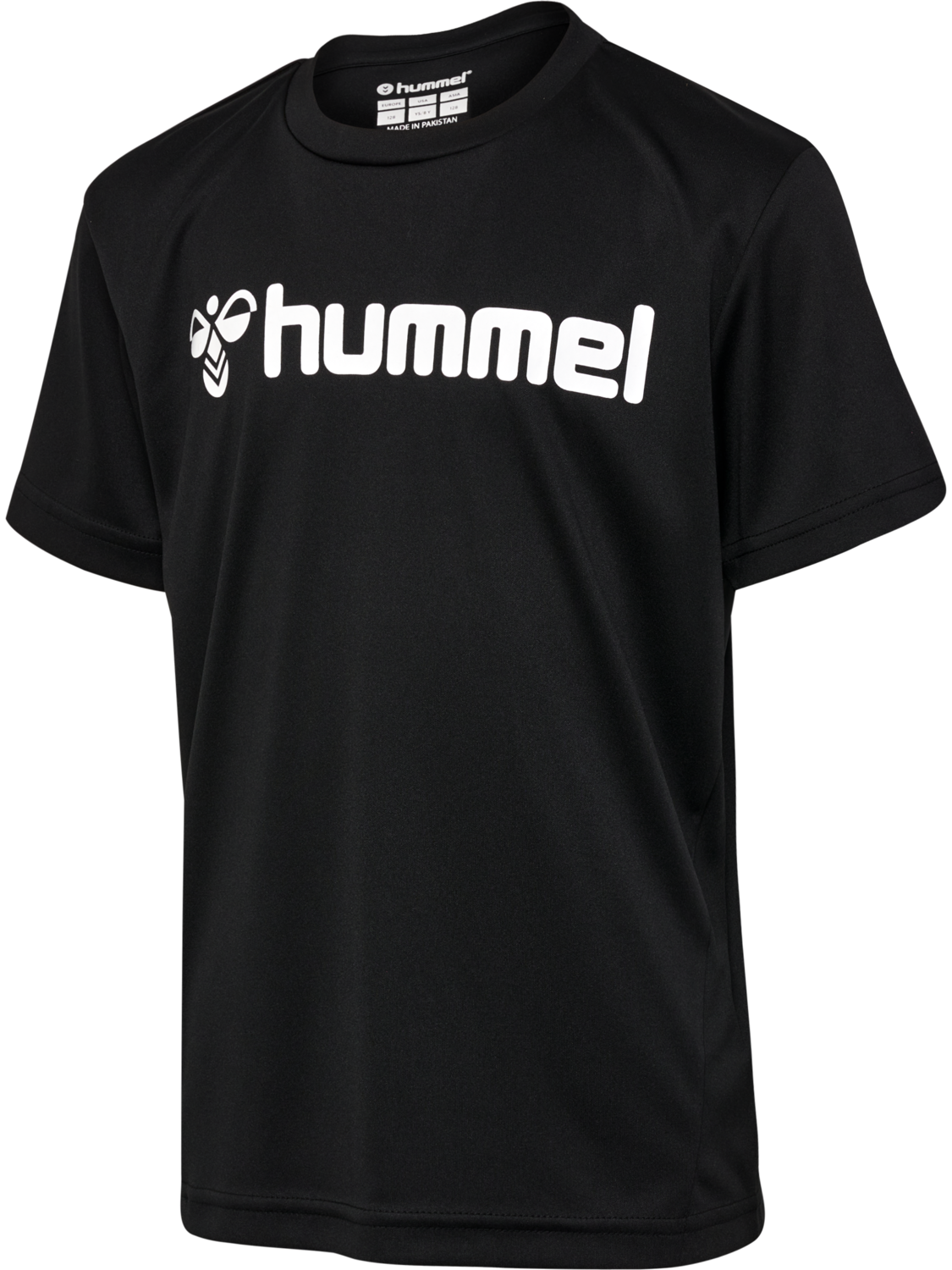 hmlLOGO JERSEY S/S KIDS, BLACK, packshot