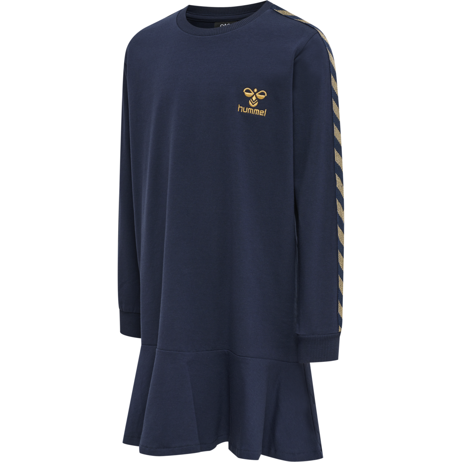 hmlEVELYN DRESS L/S, BLACK IRIS, packshot