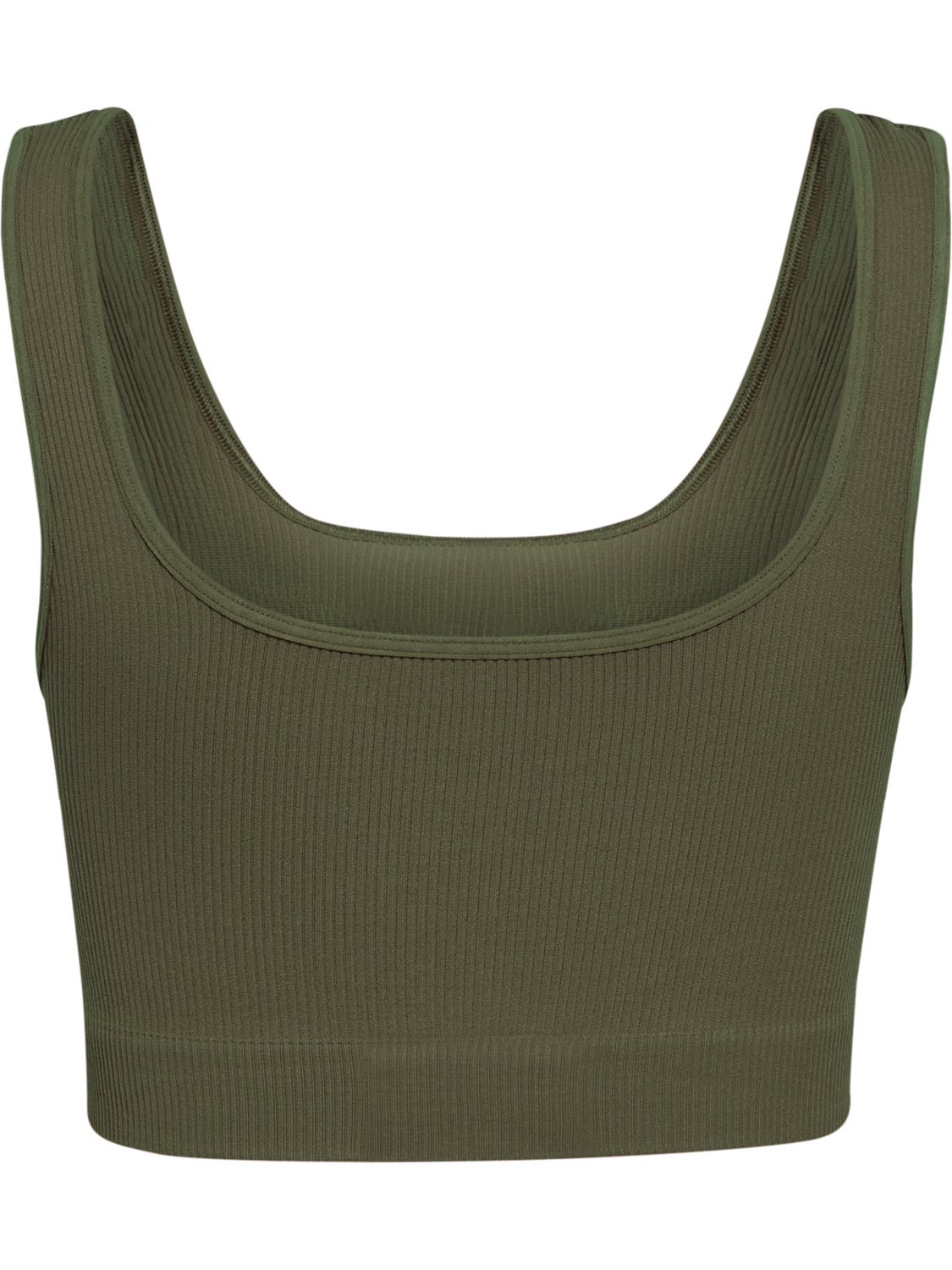 hmlPULSE SEAMLESS RIB BRA, DUSTY OLIVE, packshot