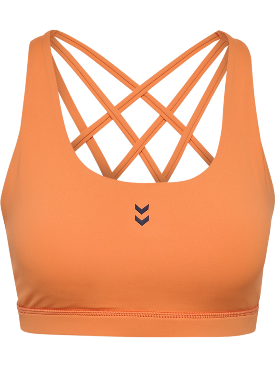 hmlFAST IMPACT STRAP BRA, DUSTY ORANGE, packshot