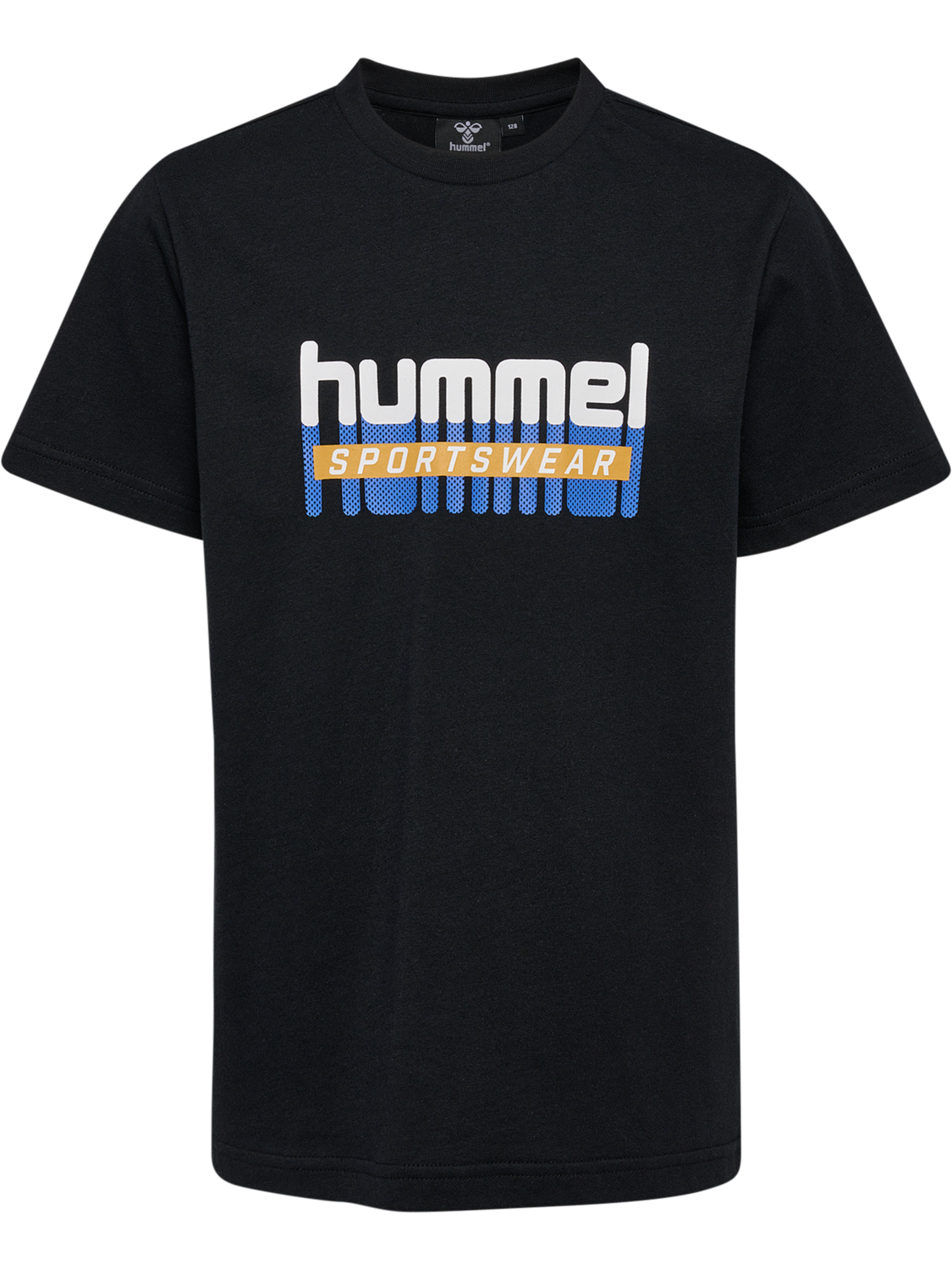 hmlTUKAS T-SHIRT S/S 2-PACK, BLACK BEAUTY/MARSHMALLOW, packshot