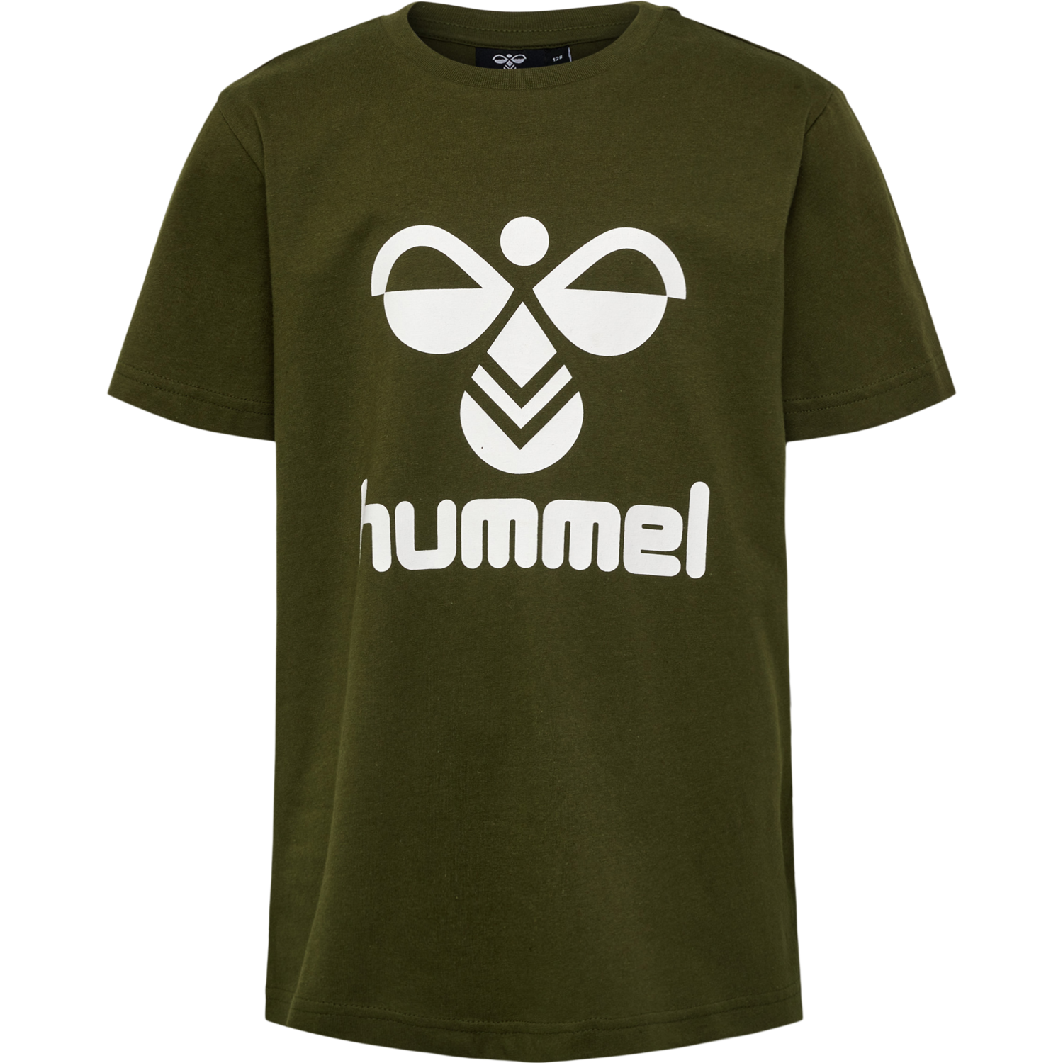 hmlTRES T-SHIRT S/S 2-PK, SIERRA/DARK OLIVE, packshot