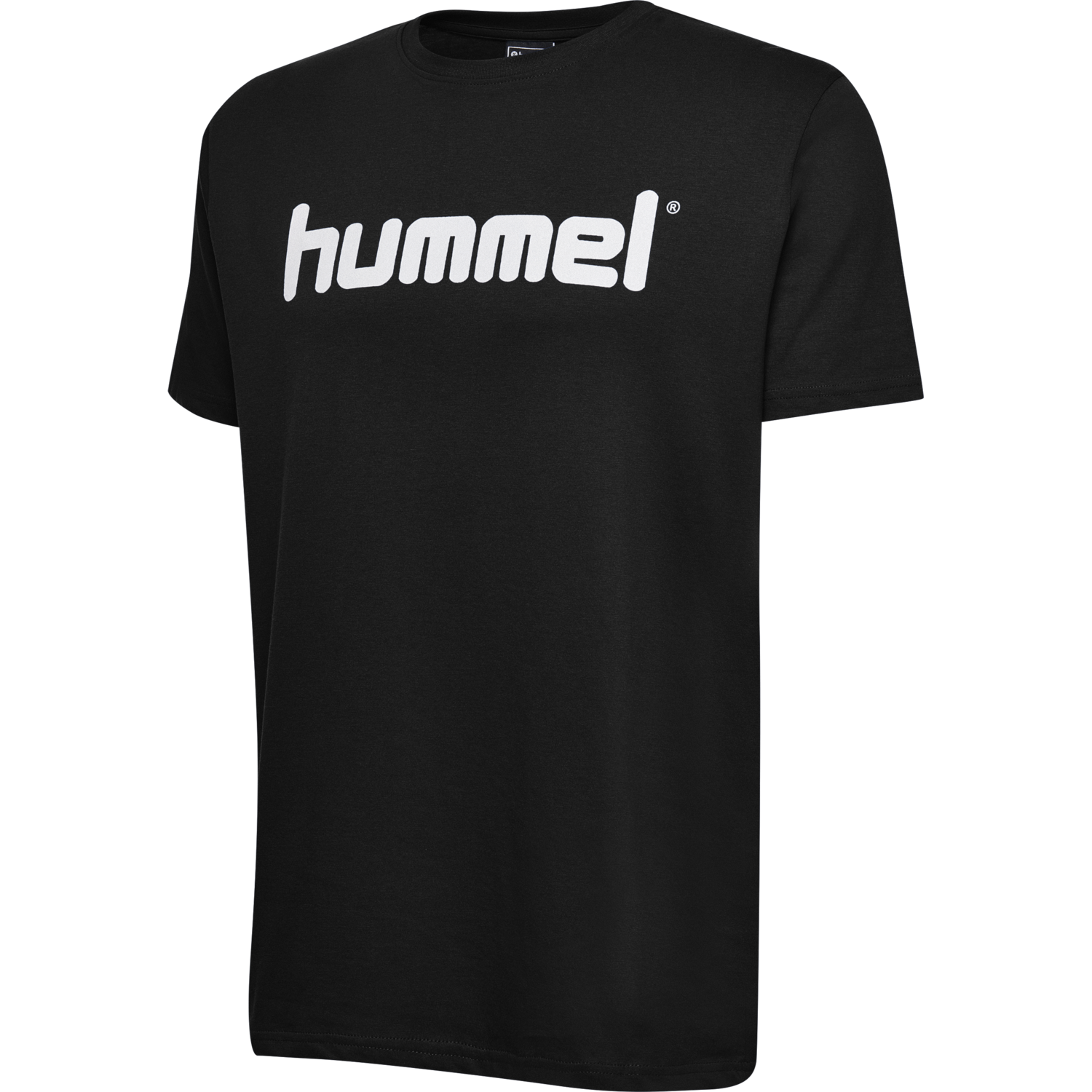 HMLGO COTTON LOGO T-SHIRT S/S, BLACK, packshot