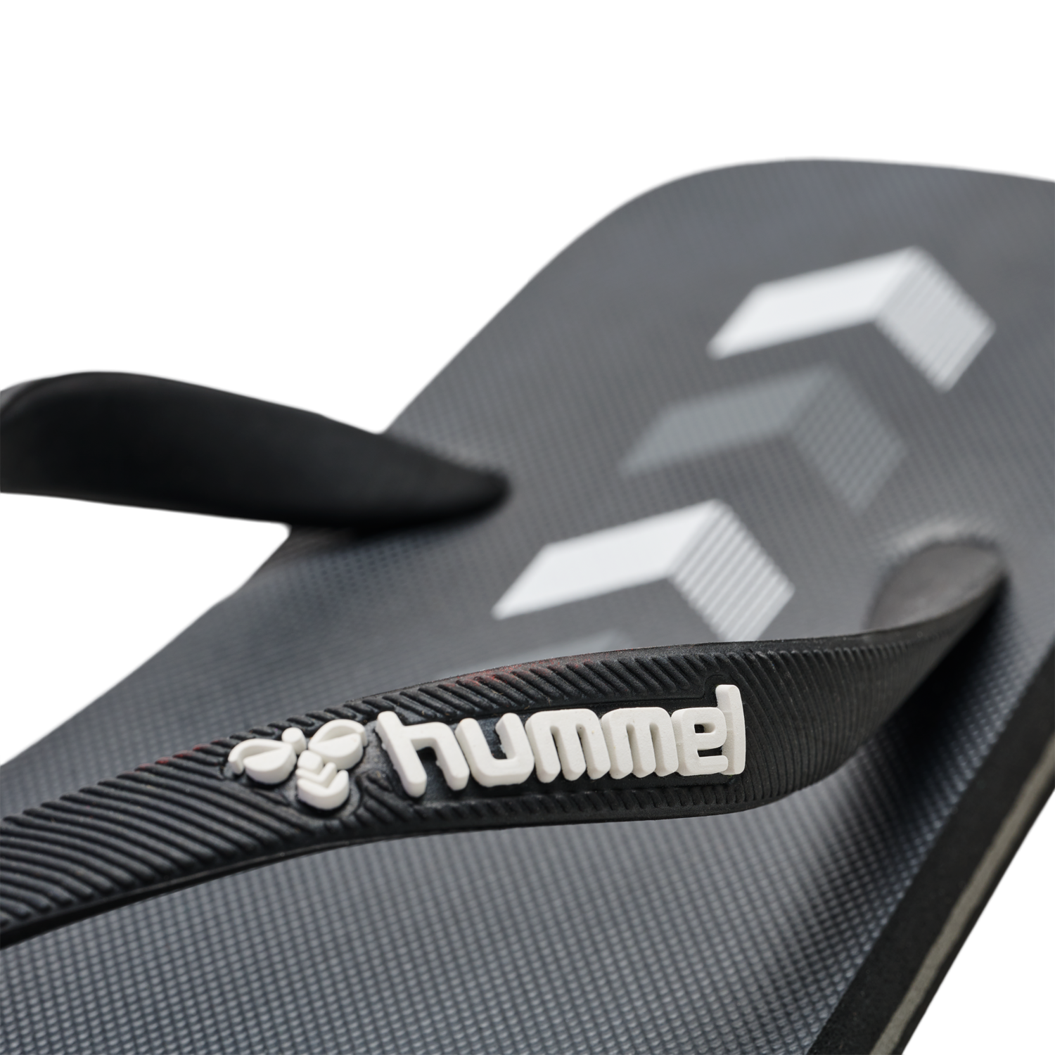 CHEVRON FLIP FLOP, BLACK, packshot