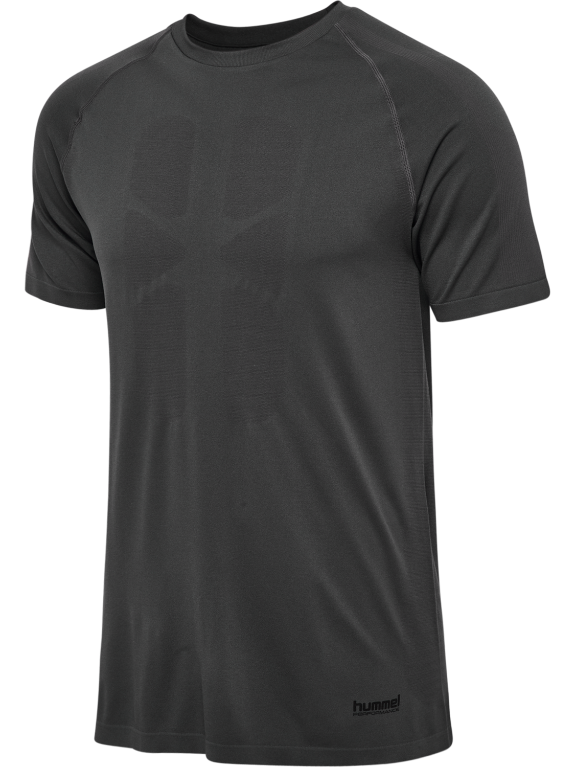 hmlHIIT SEAMLESS T-SHIRT S/S, EBONY, packshot