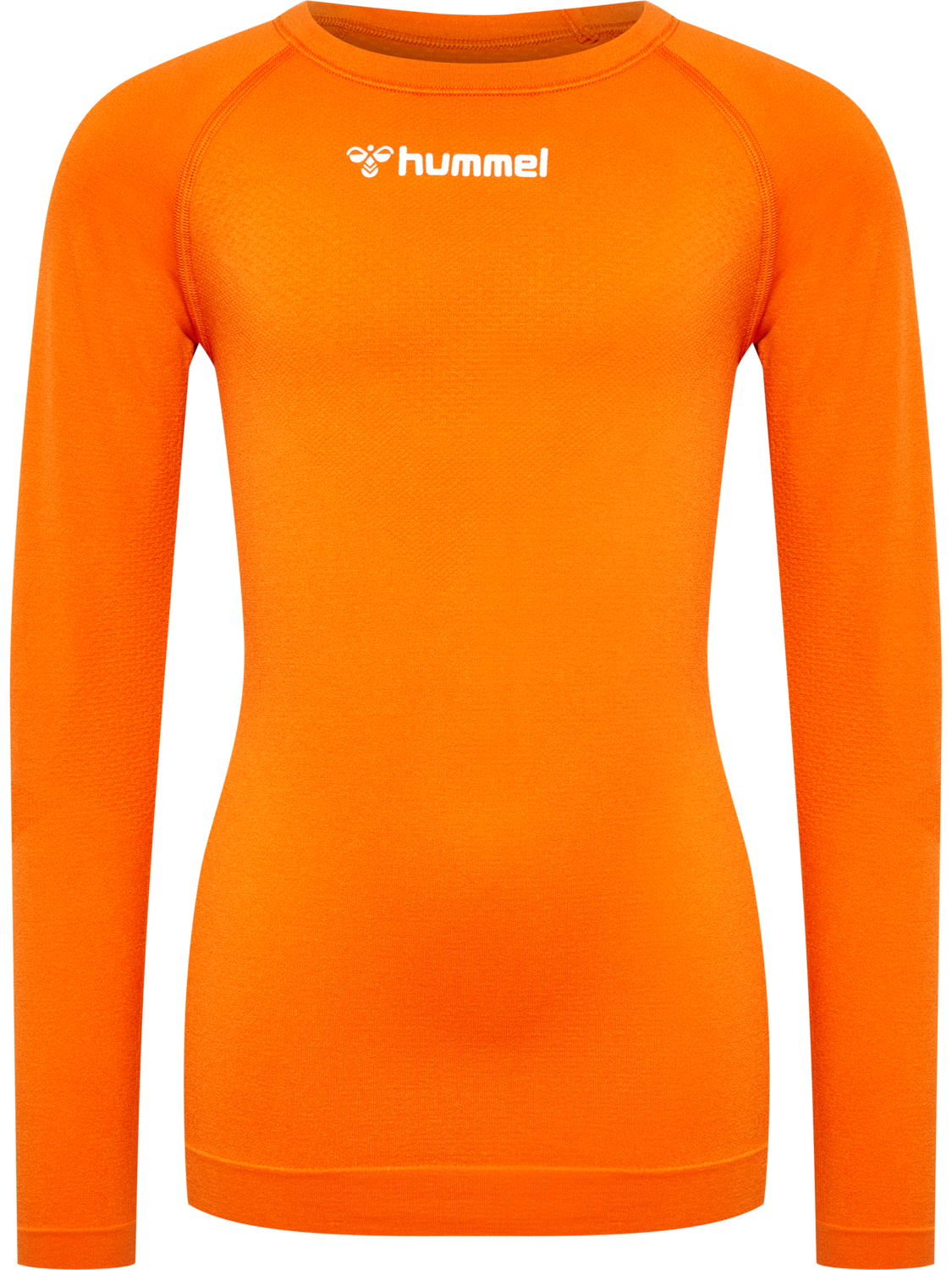 hmlBL COMFORT 2.0 TEE L/S KIDS, ORANGE TIGER, packshot