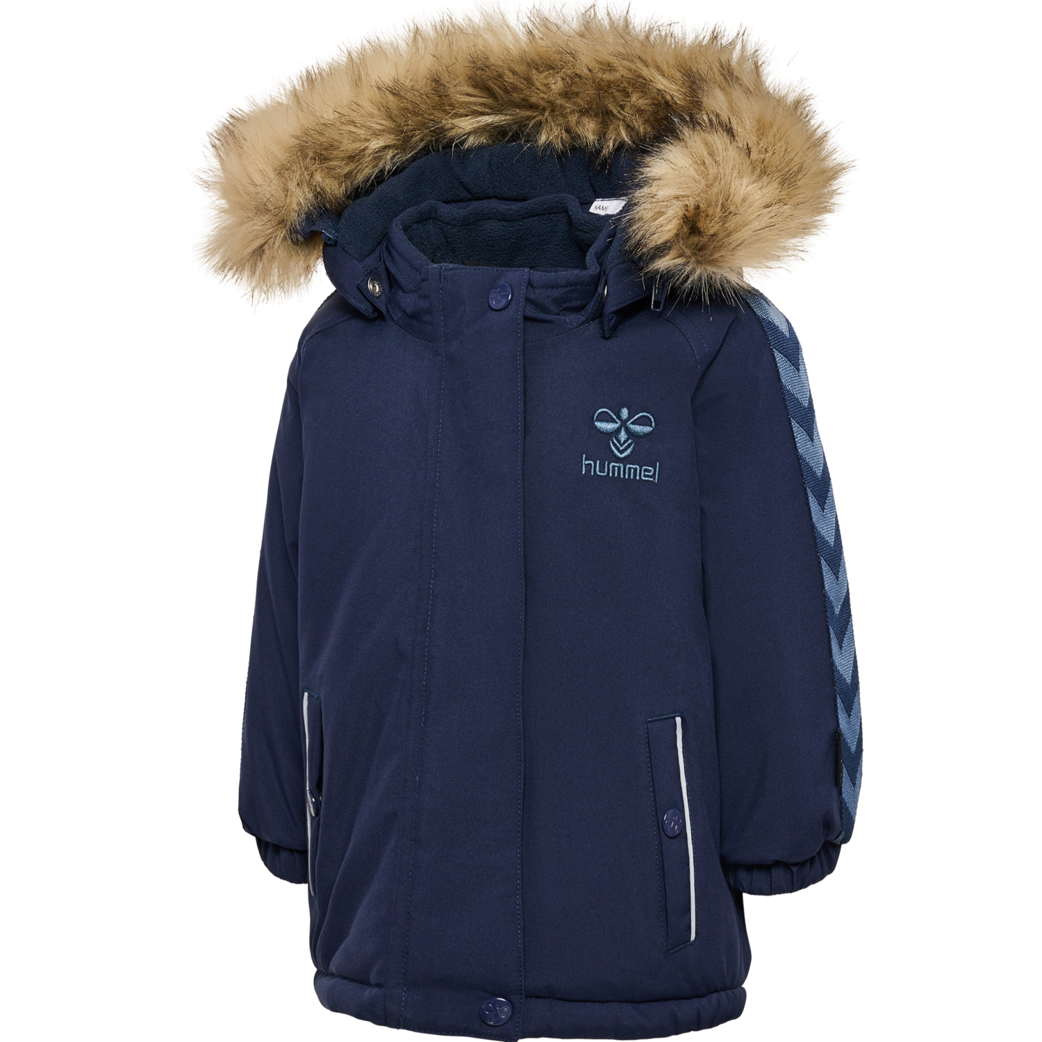 hmlCANYON TEX JACKET, BLACK IRIS, packshot