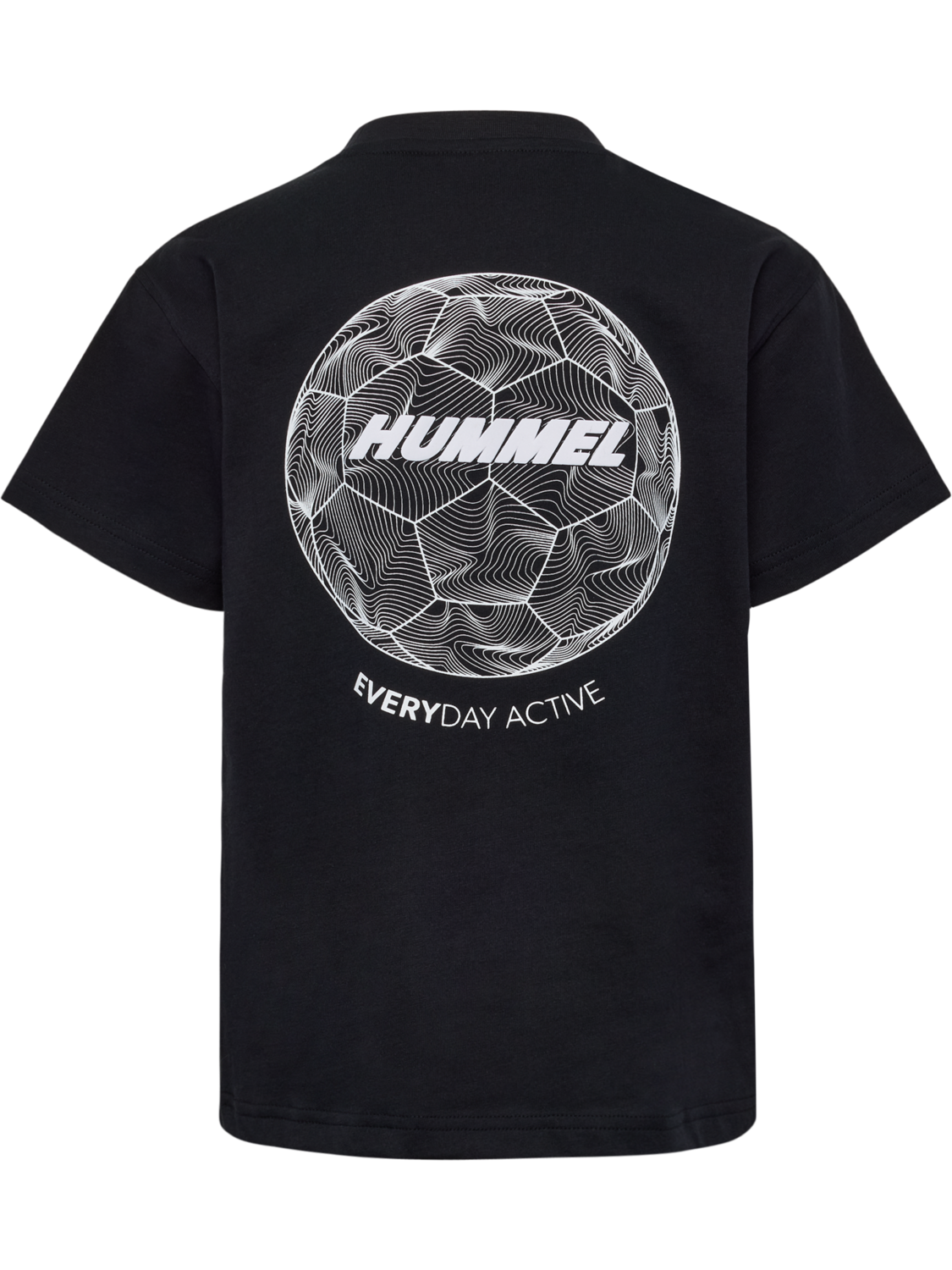 hmlCASPER T-SHIRT S/S, BLACK, packshot