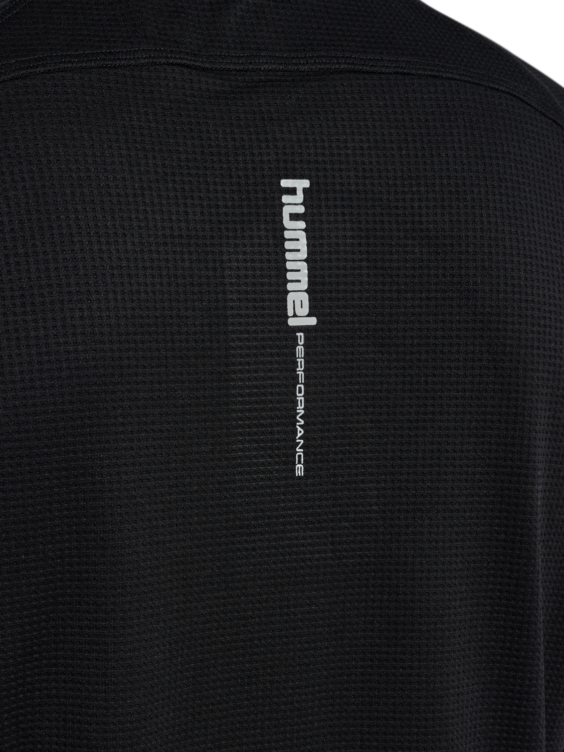 hmlPULSE HALF ZIP MIDLAYER, BLACK, packshot