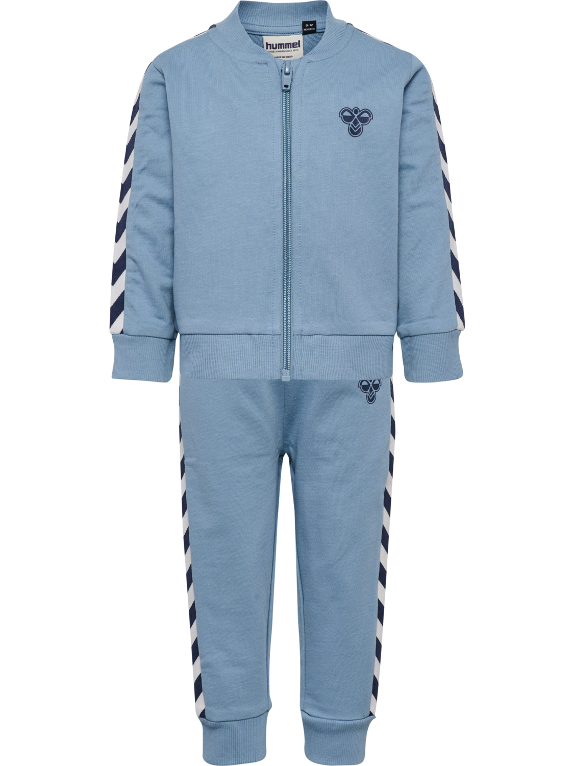hmlMINI REG CHEVRON SET, FADED DENIM, packshot