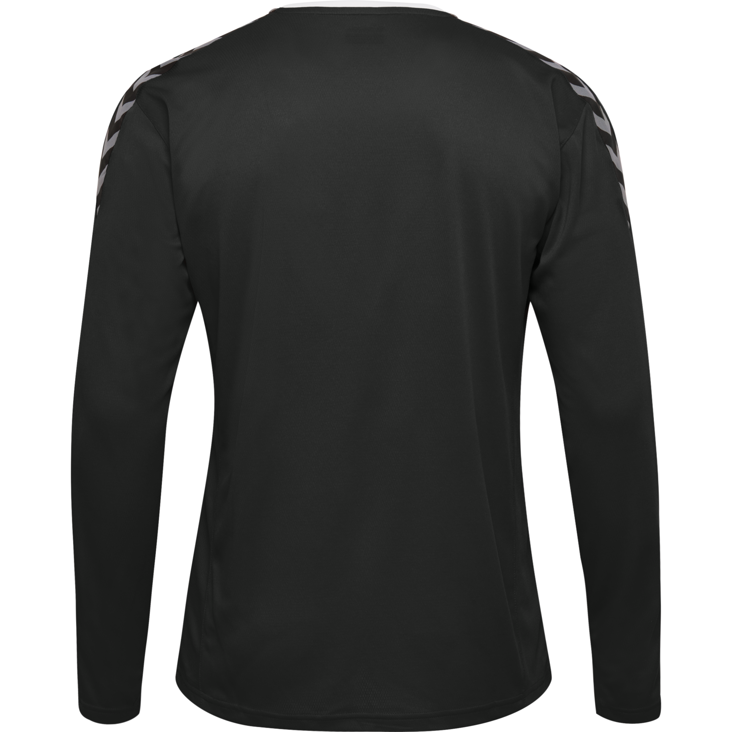 hmlAUTHENTIC KIDS POLY JERSEY L/S, BLACK/WHITE, packshot