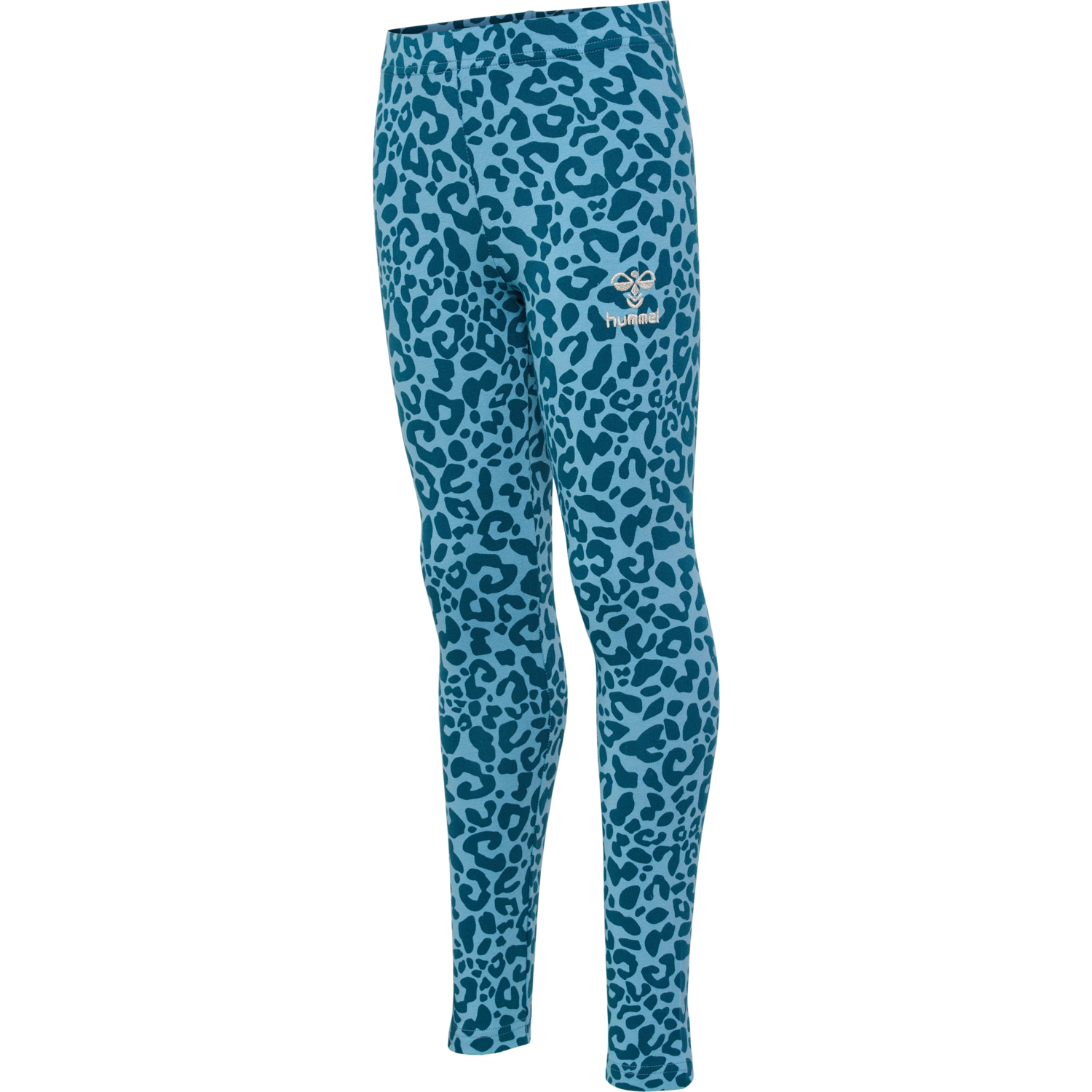 hmlFLOWY AOP TIGHTS, BLUE CORAL, packshot