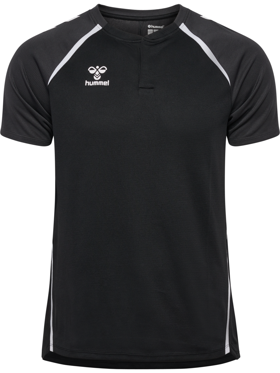 hmlLEAD 2.0 POLO, BLACK/ASPHALT, packshot