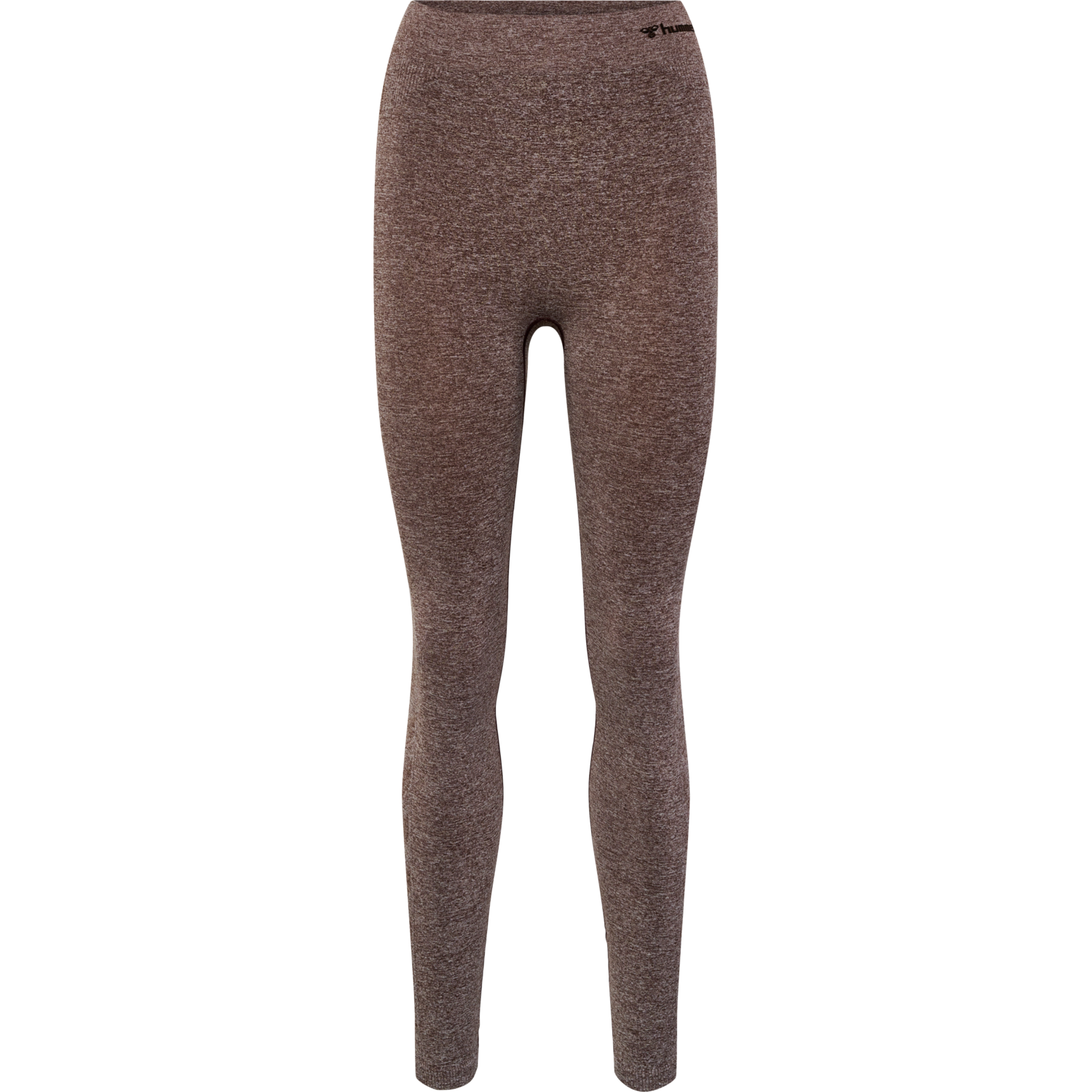 hmlCI SEAMLESS MID WAIST TIGHTS, JAVA MELANGE, packshot