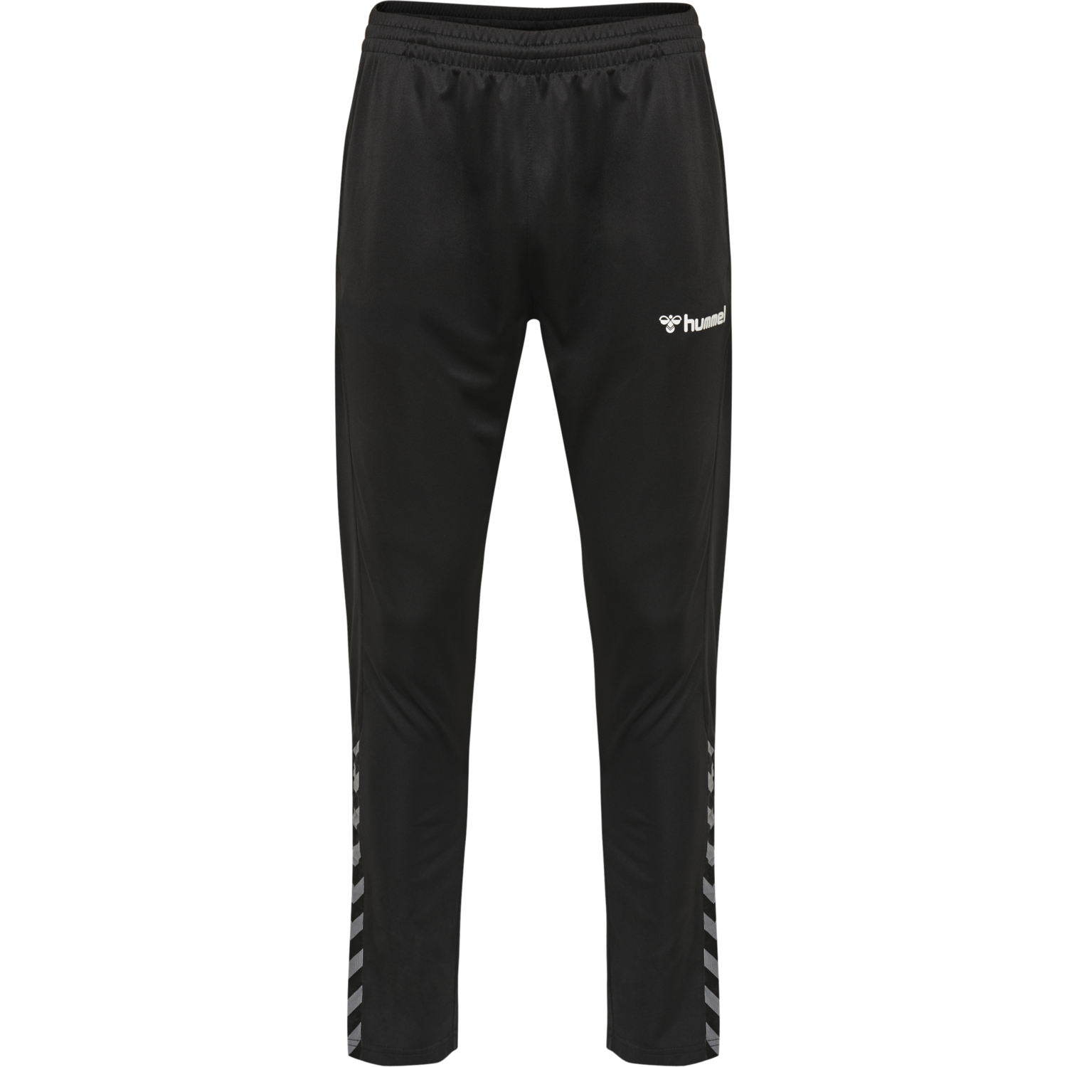 hmlAUTHENTIC POLY PANT, BLACK/WHITE, packshot