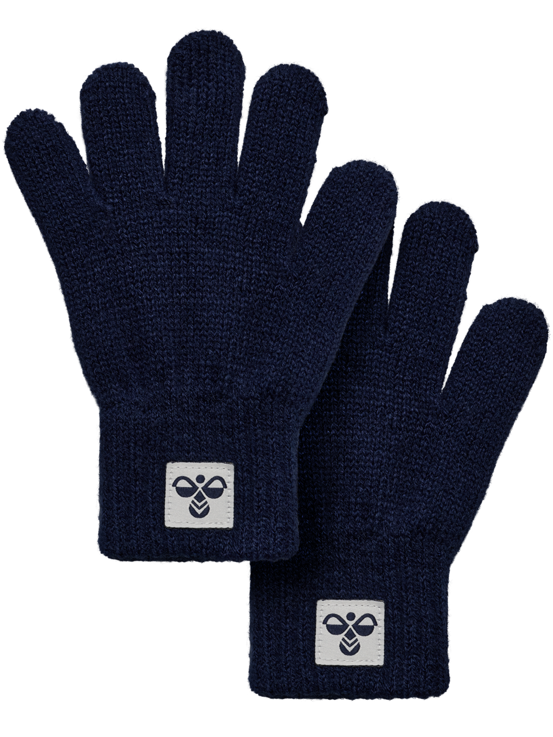 hmlJR KNIT GLOVES 2-PACK, DRESS BLUES, packshot