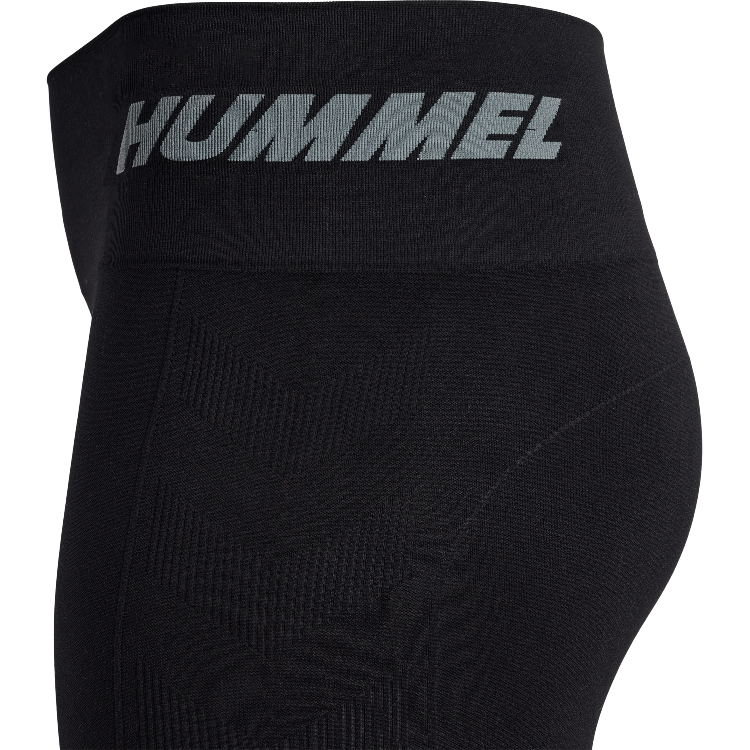 hmlTE PACE SEAMLESS HW TIGHTS PLUS, BLACK, packshot