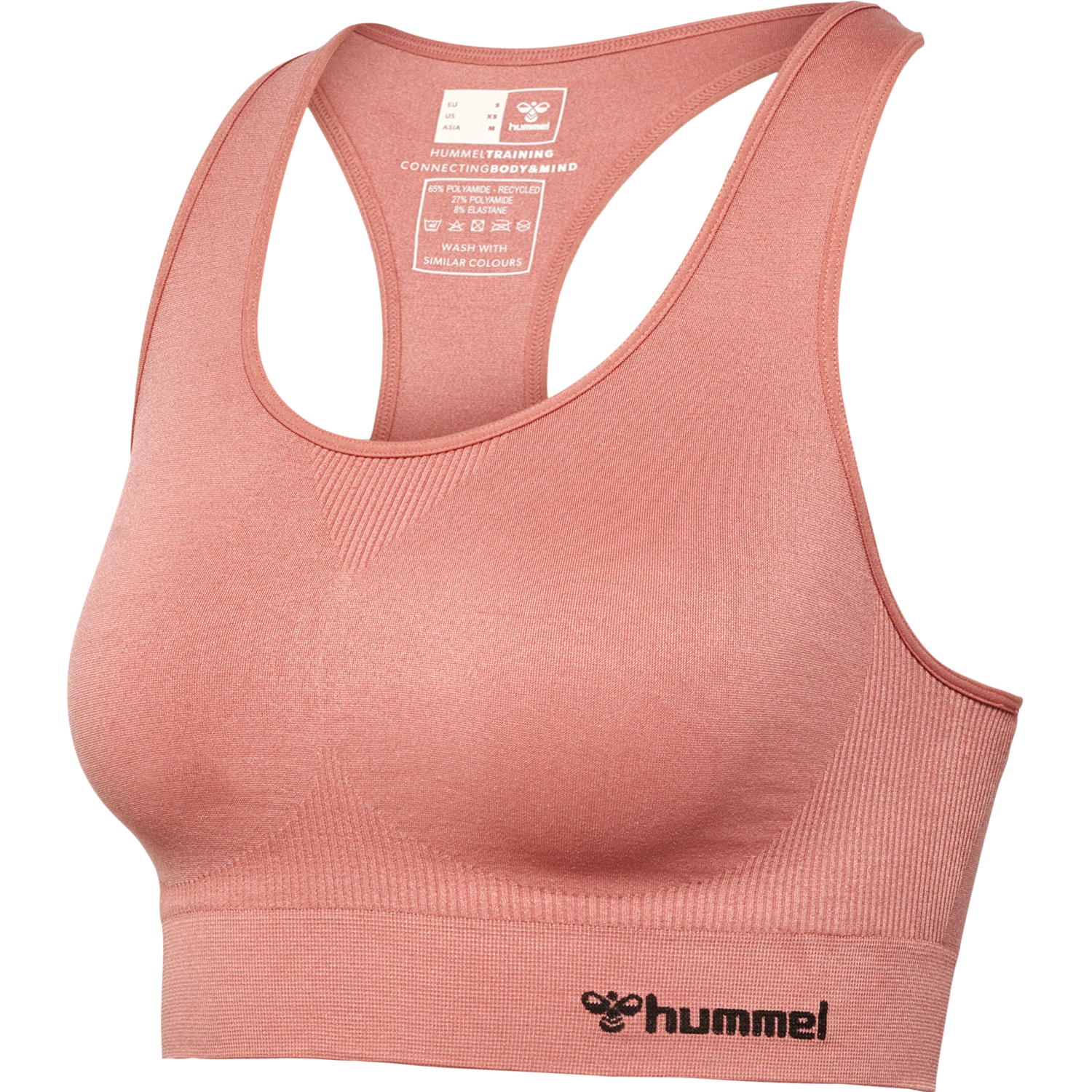 hmlTIF SEAMLESS SPORTS TOP, WITHERED ROSE, packshot