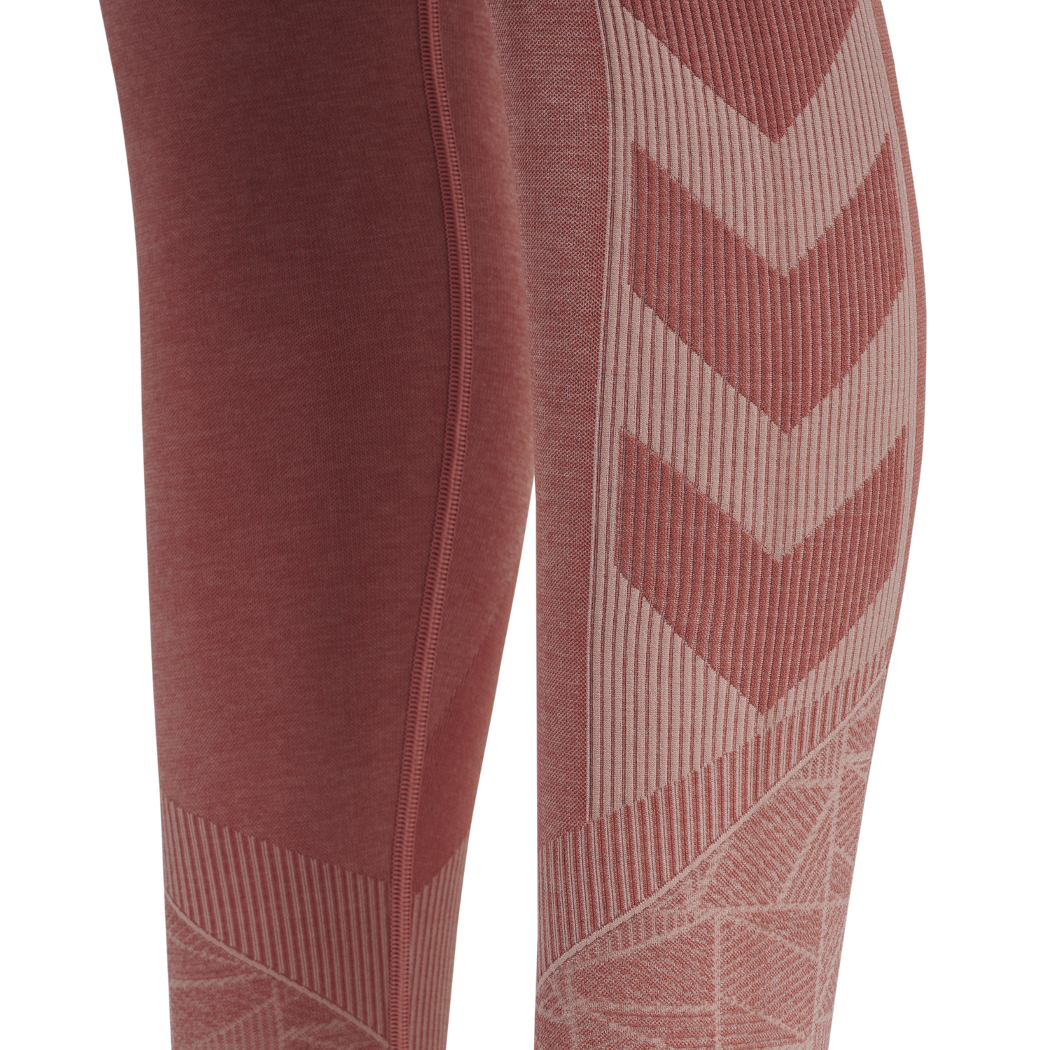 hmlMT ENERGY SEAMLESS HW TIGHTS, WITHERED ROSE/ROSE TAN MELANGE, packshot