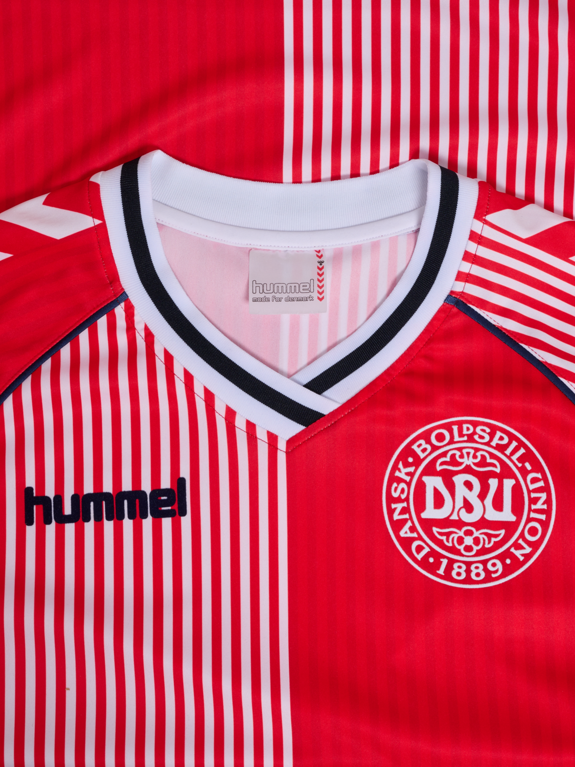 DBU 86 REPLICA JERSEY S/S, RED/WHITE, packshot
