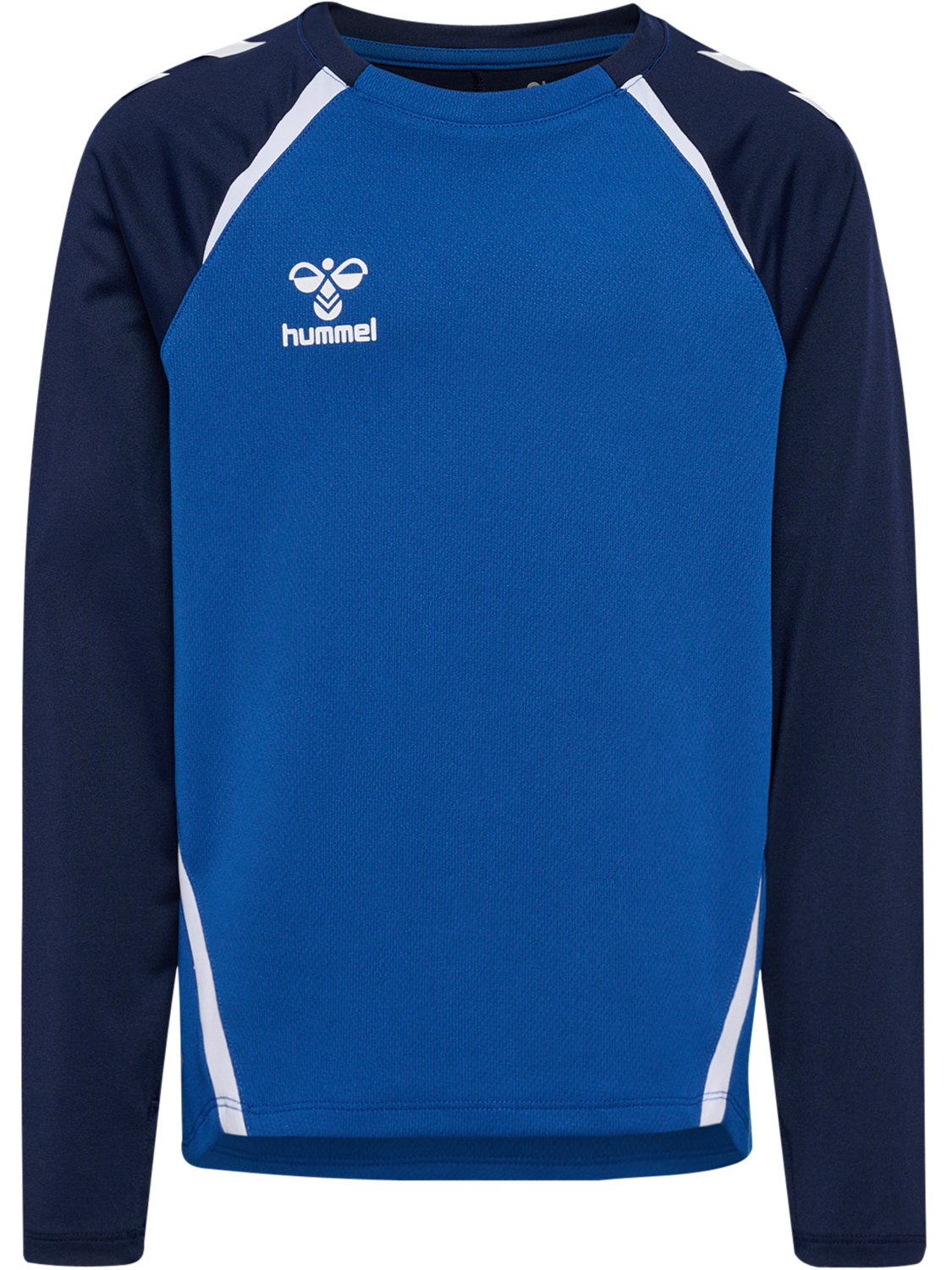 hmlLEAD 2.0 CREW SWEAT KIDS, TRUE BLUE/MARINE, packshot