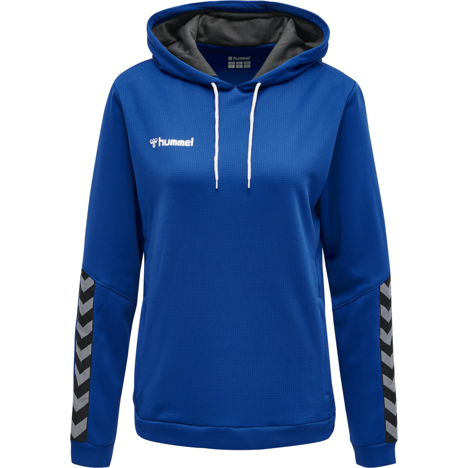 hmlAUTHENTIC POLY HOODIE WOMAN, TRUE BLUE, packshot