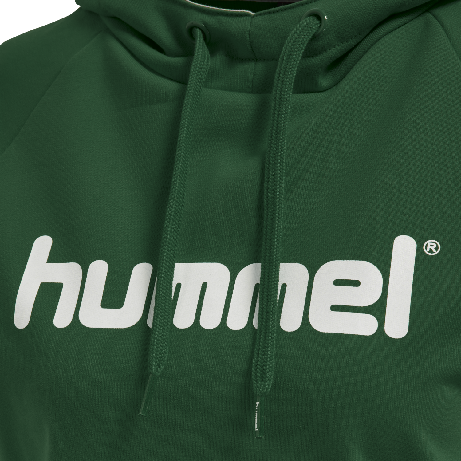 HMLGO COTTON LOGO HOODIE WOMAN, EVERGREEN, packshot